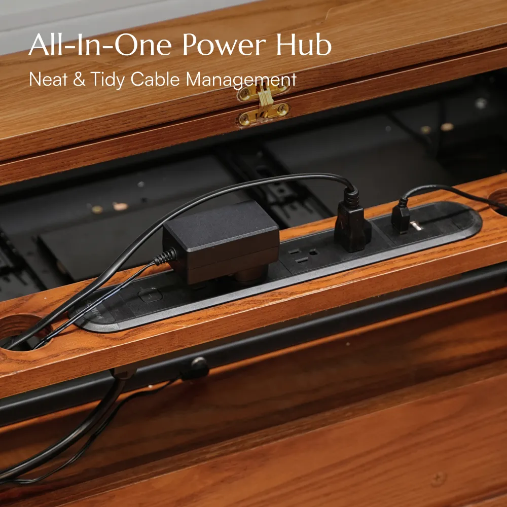 Walnut Smart UST Projector Cabinet