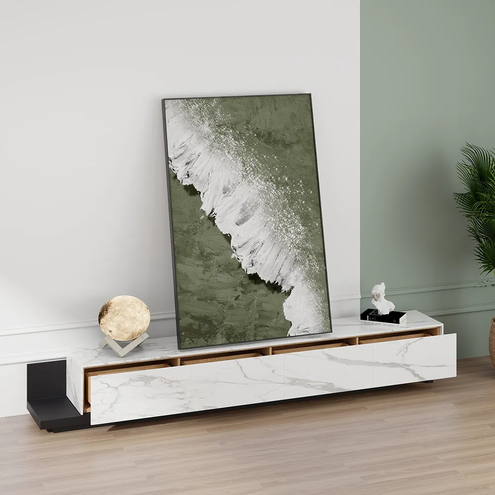 Modern Light Luxury Retractable TV Stand Modern Light Luxury Retractable TV Stand