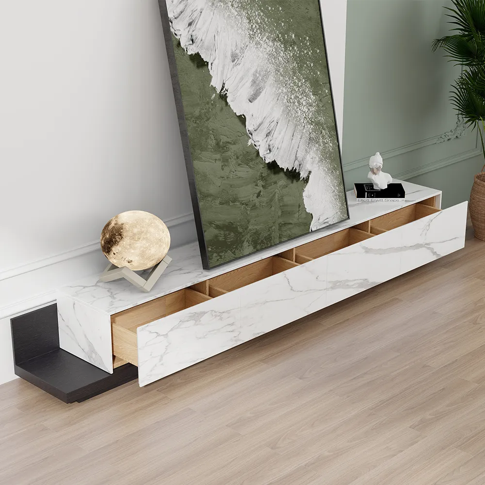 Modern Light Luxury Retractable TV Stand Modern Light Luxury Retractable TV Stand