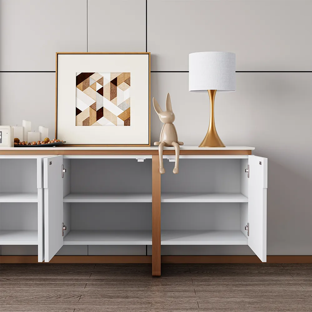 Modern Luxury Gold Media Console