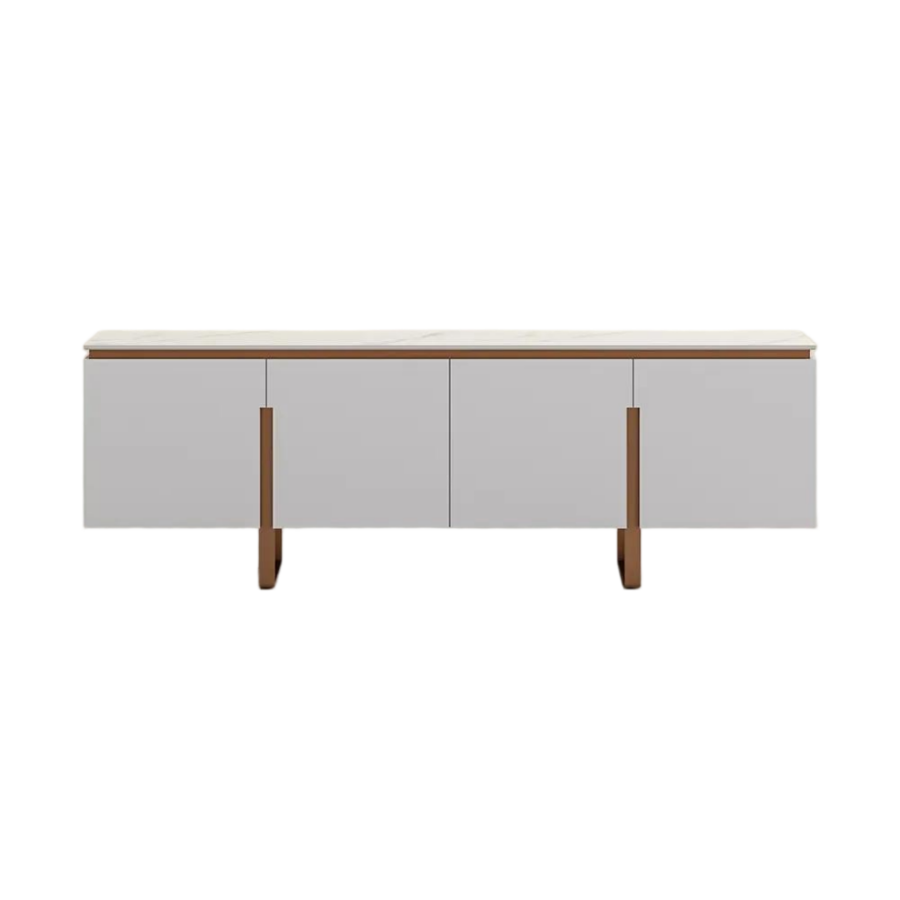 Modern Luxury Gold Media Console