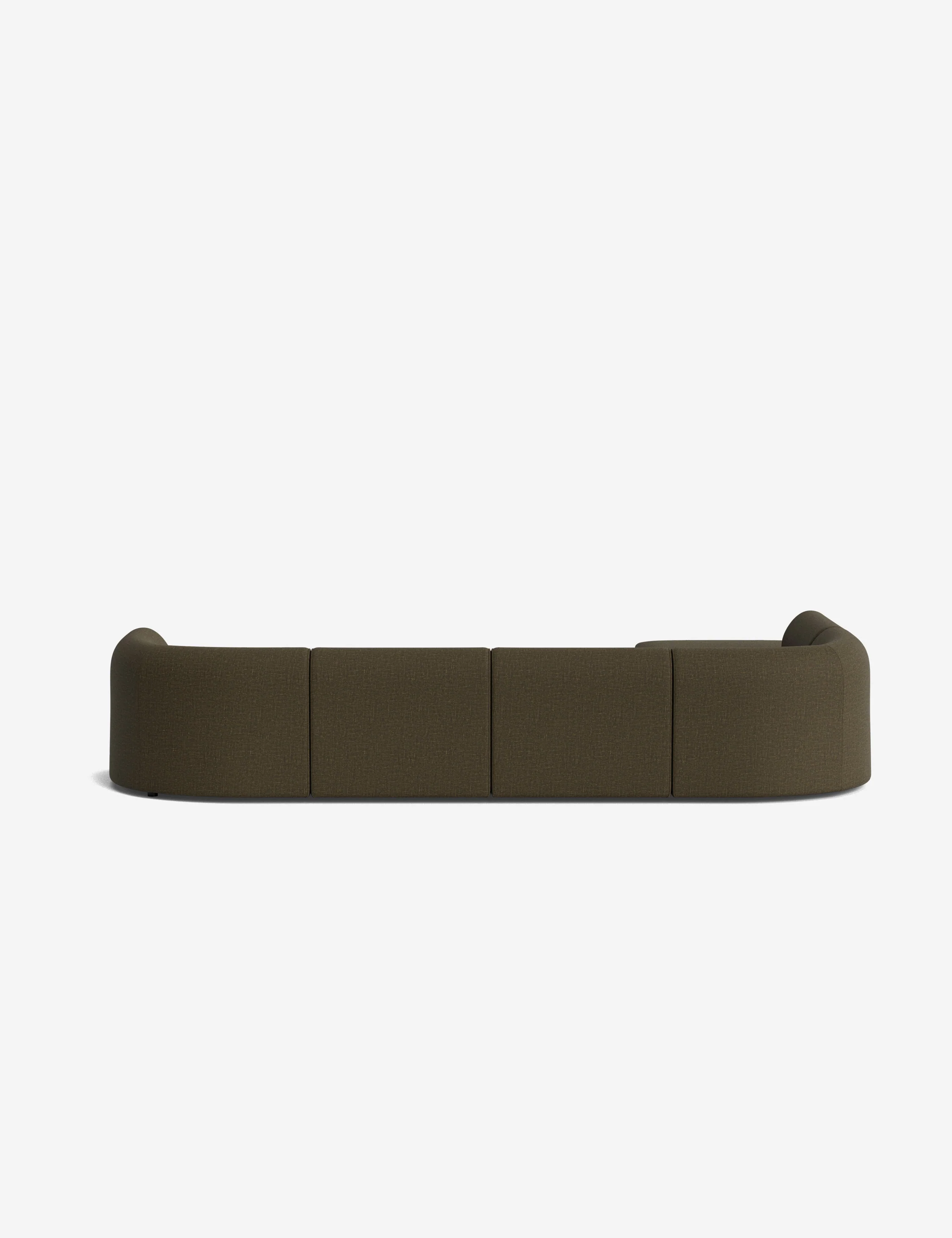 Green Modular Corner Sectional Sofa