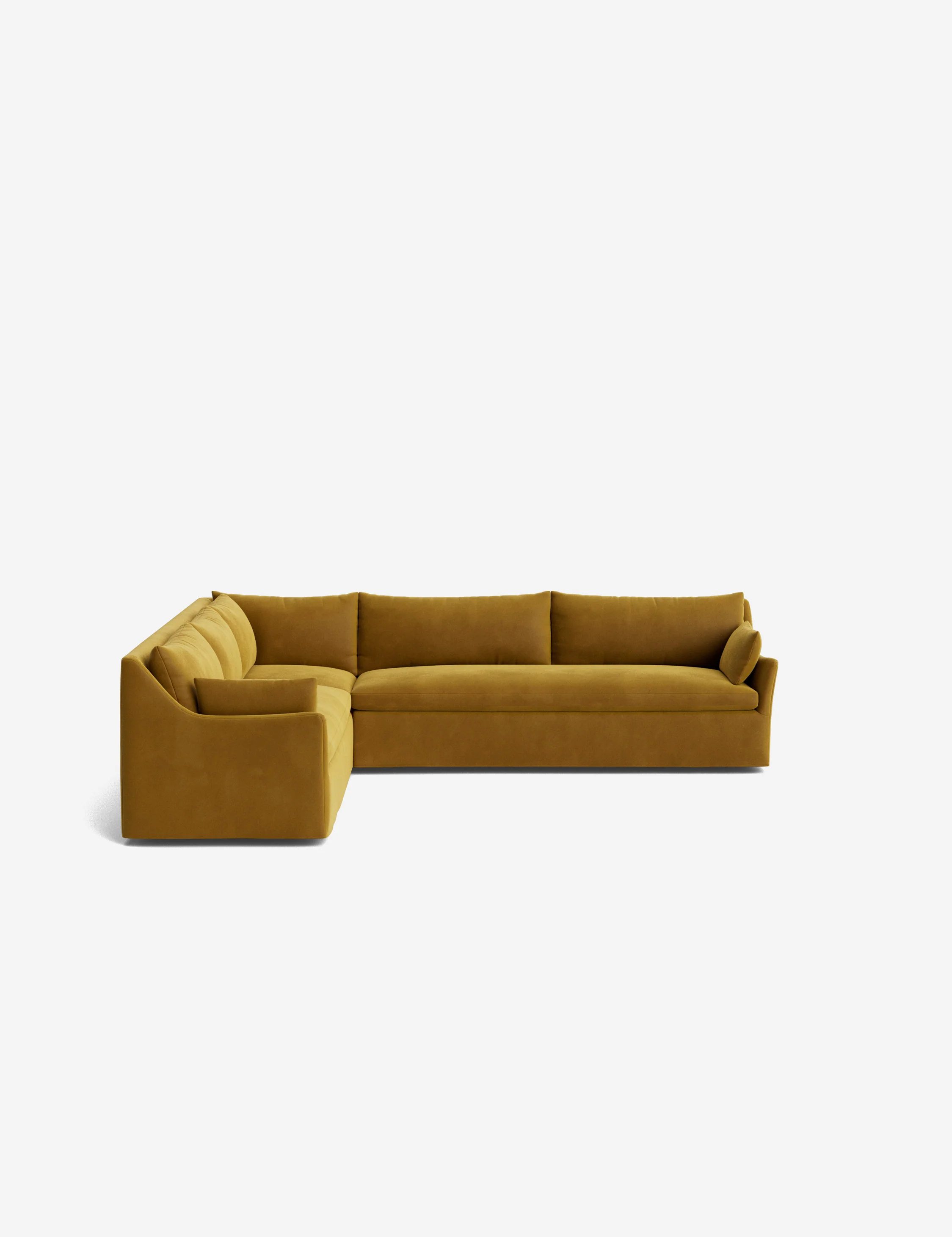 Velvet Corner Sectional Sofa Velvet Corner Sectional Sofa