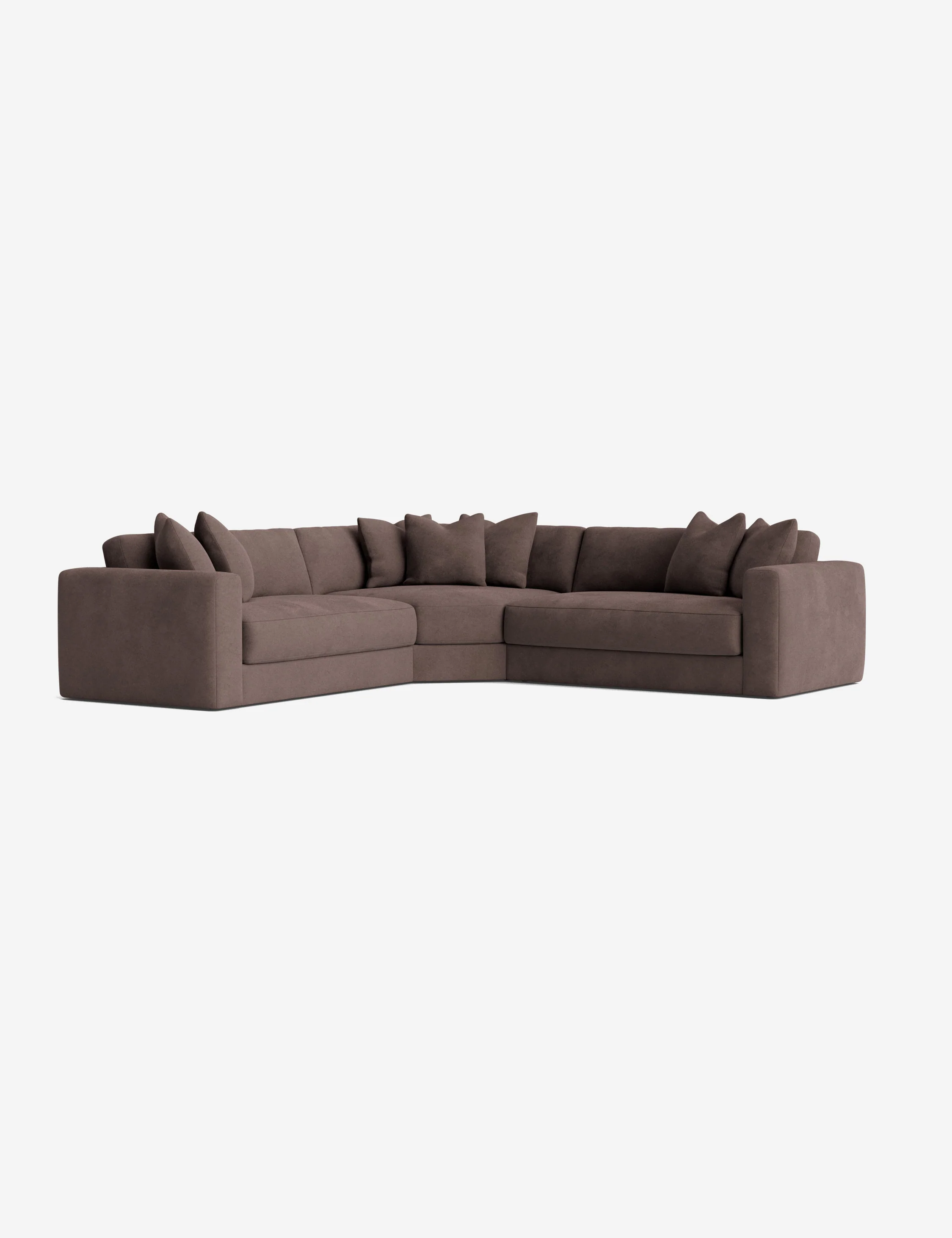 Purple Velvet Sectional Sofa
