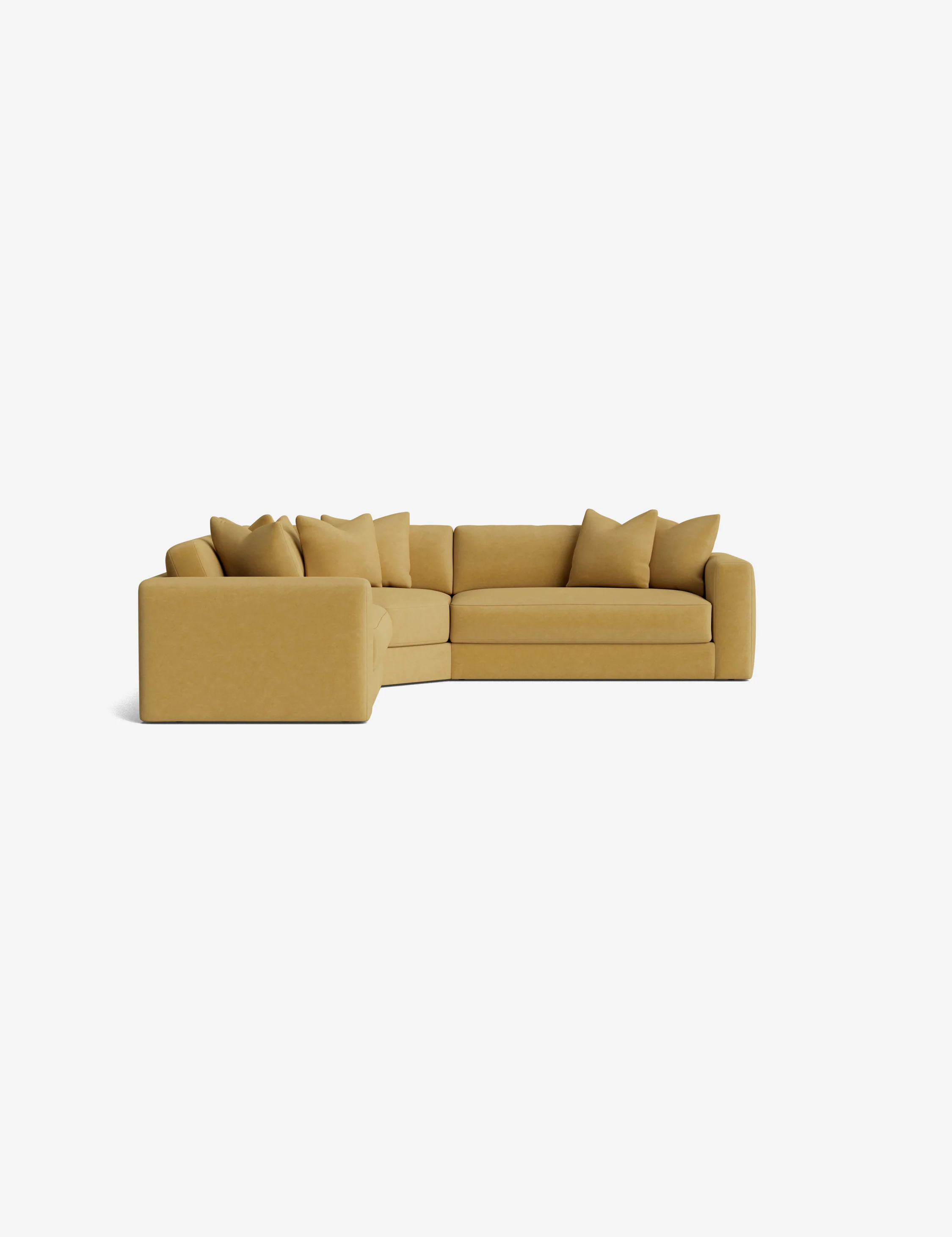 Purple Velvet Sectional Sofa