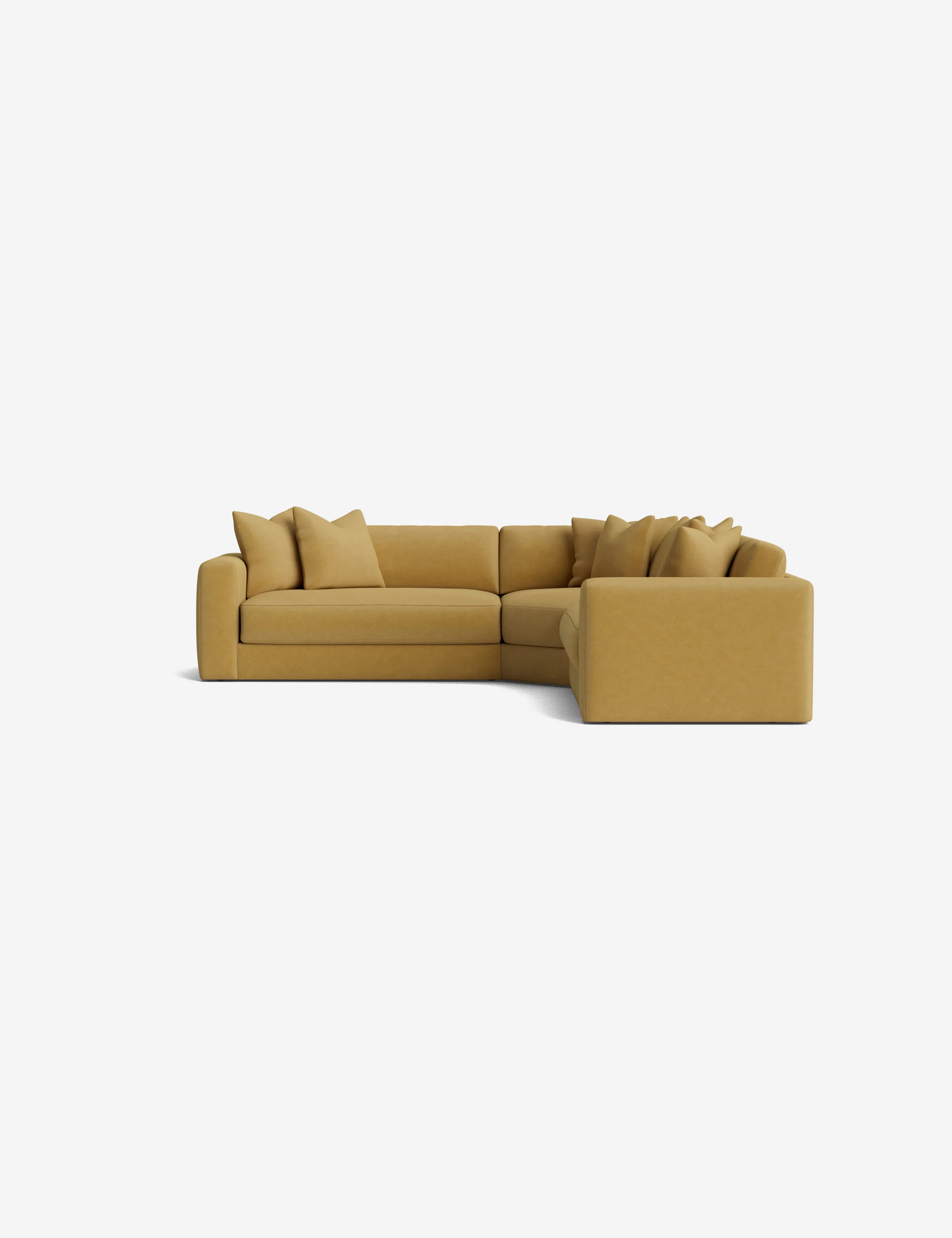Purple Velvet Sectional Sofa