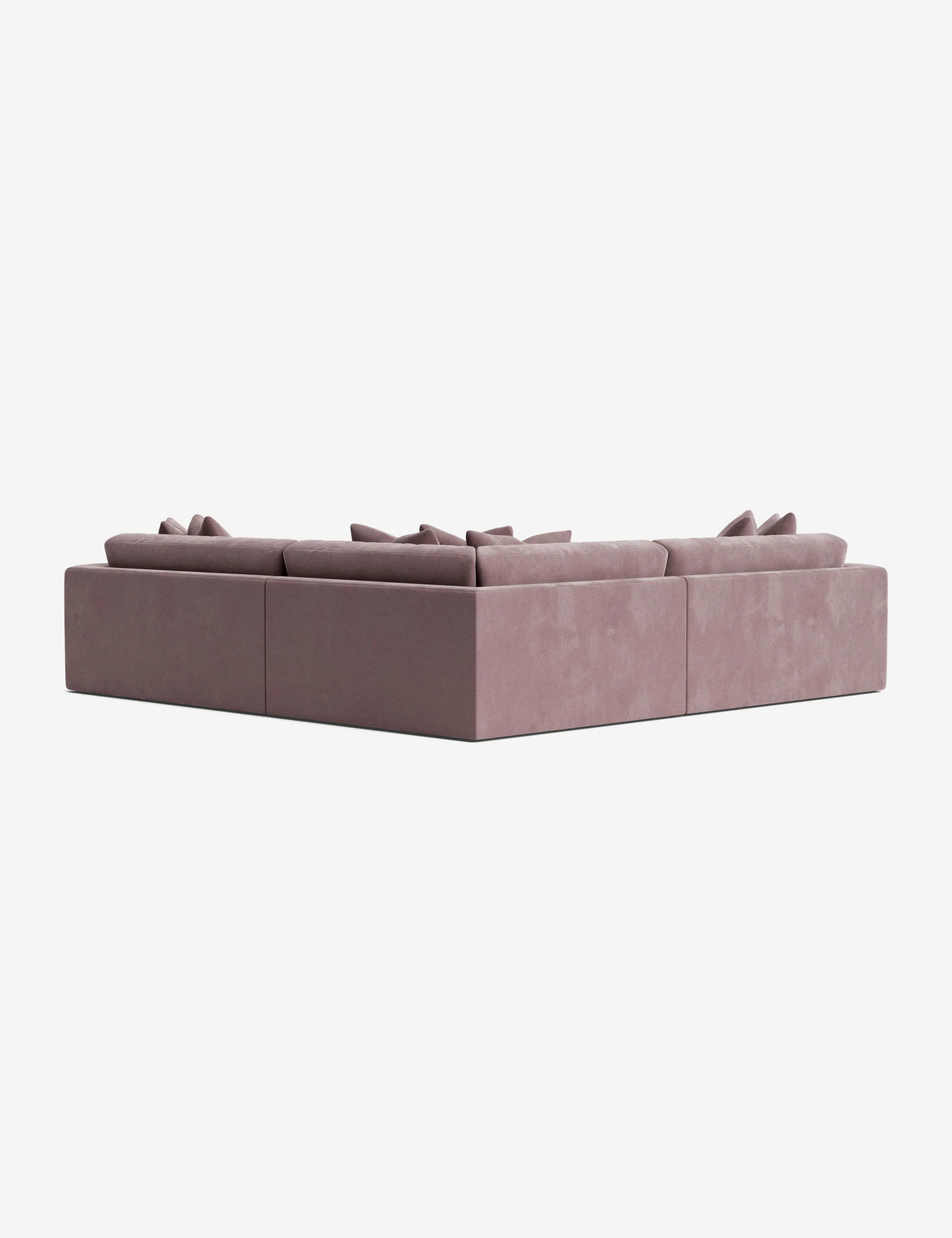 Purple Velvet Sectional Sofa