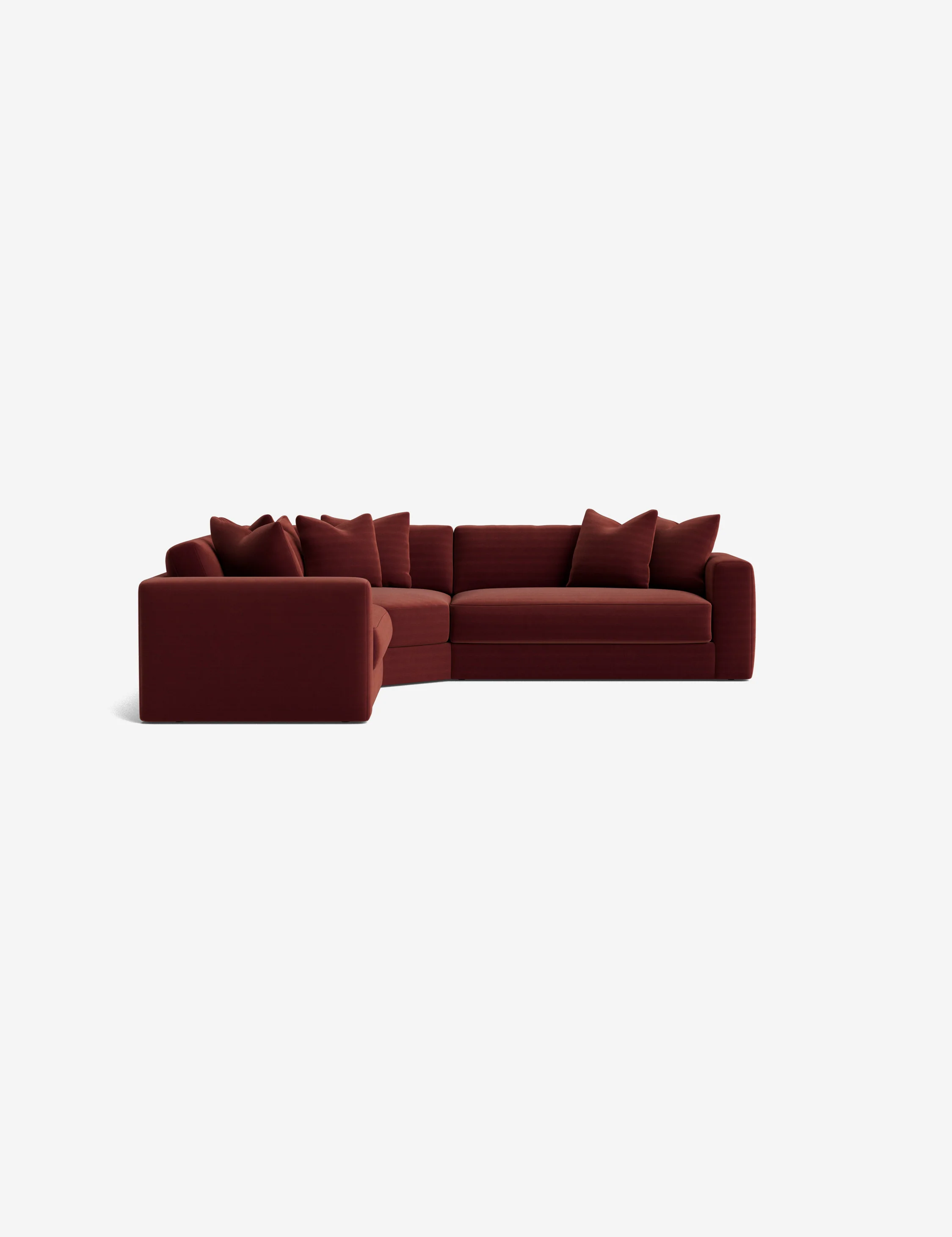 Purple Velvet Sectional Sofa