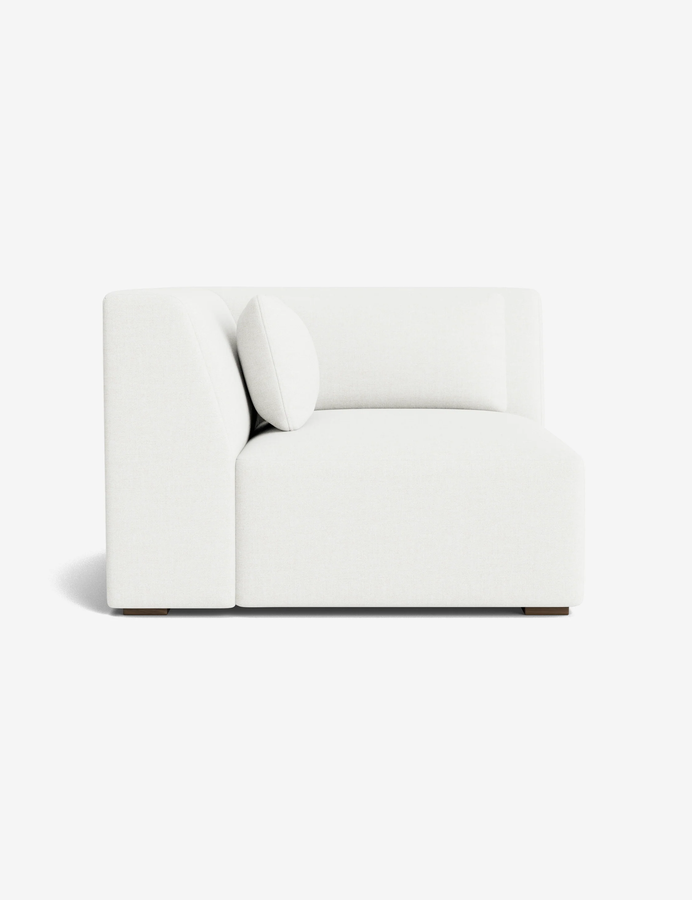 Blue Cotton Woven Modular Sofa
