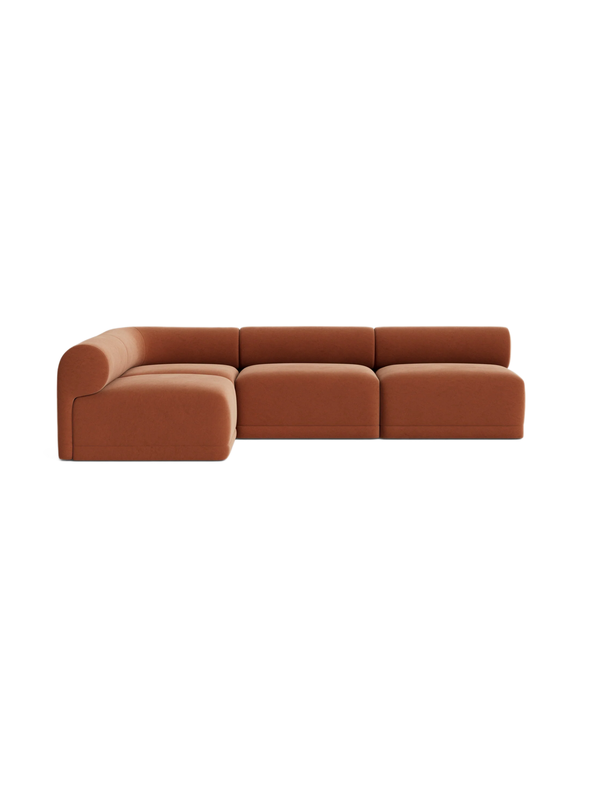 Rose Vintage Velvet Modular Sofa Rose Vintage Velvet Modular Sofa