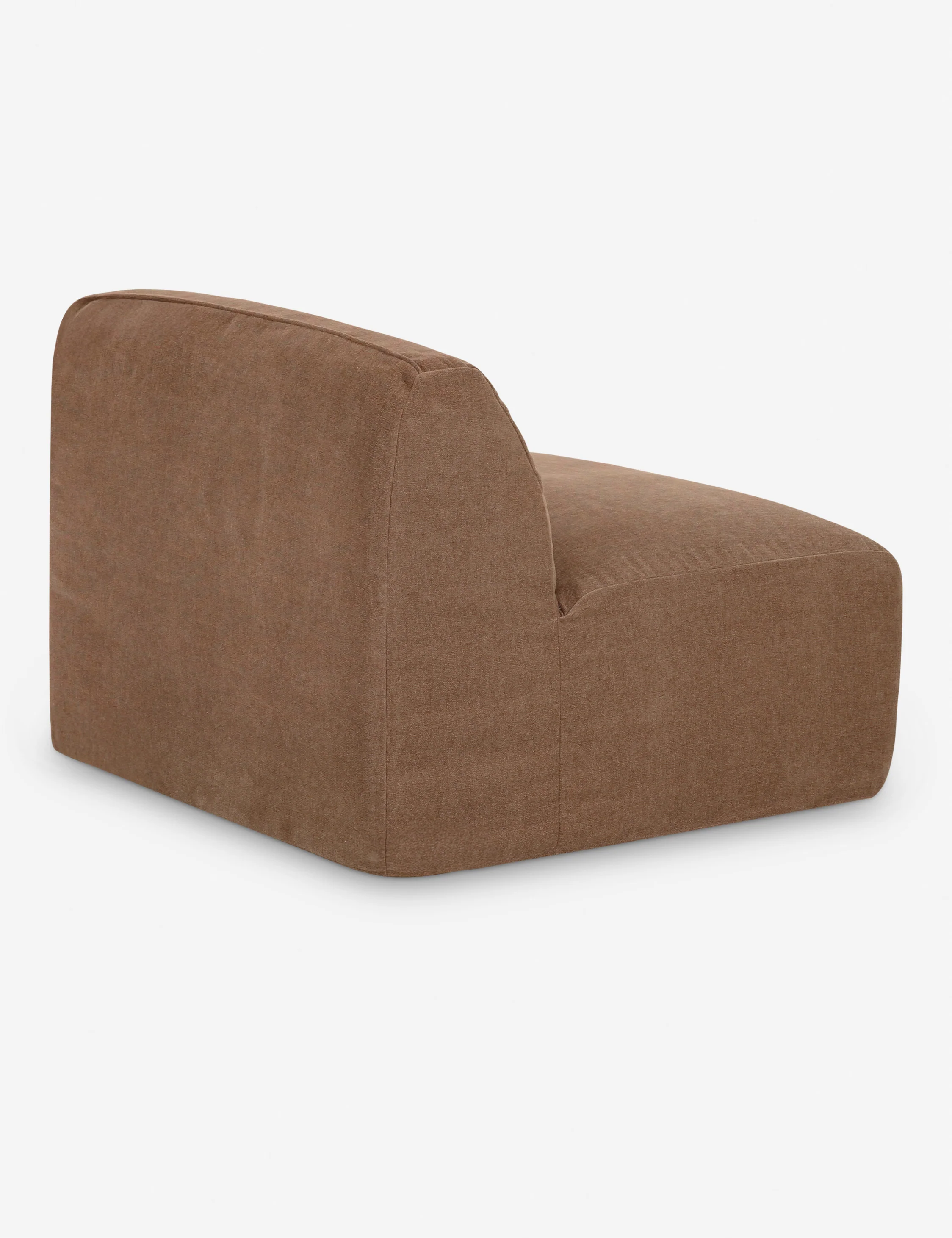 White Modular Armless Sofa White Modular Armless Sofa
