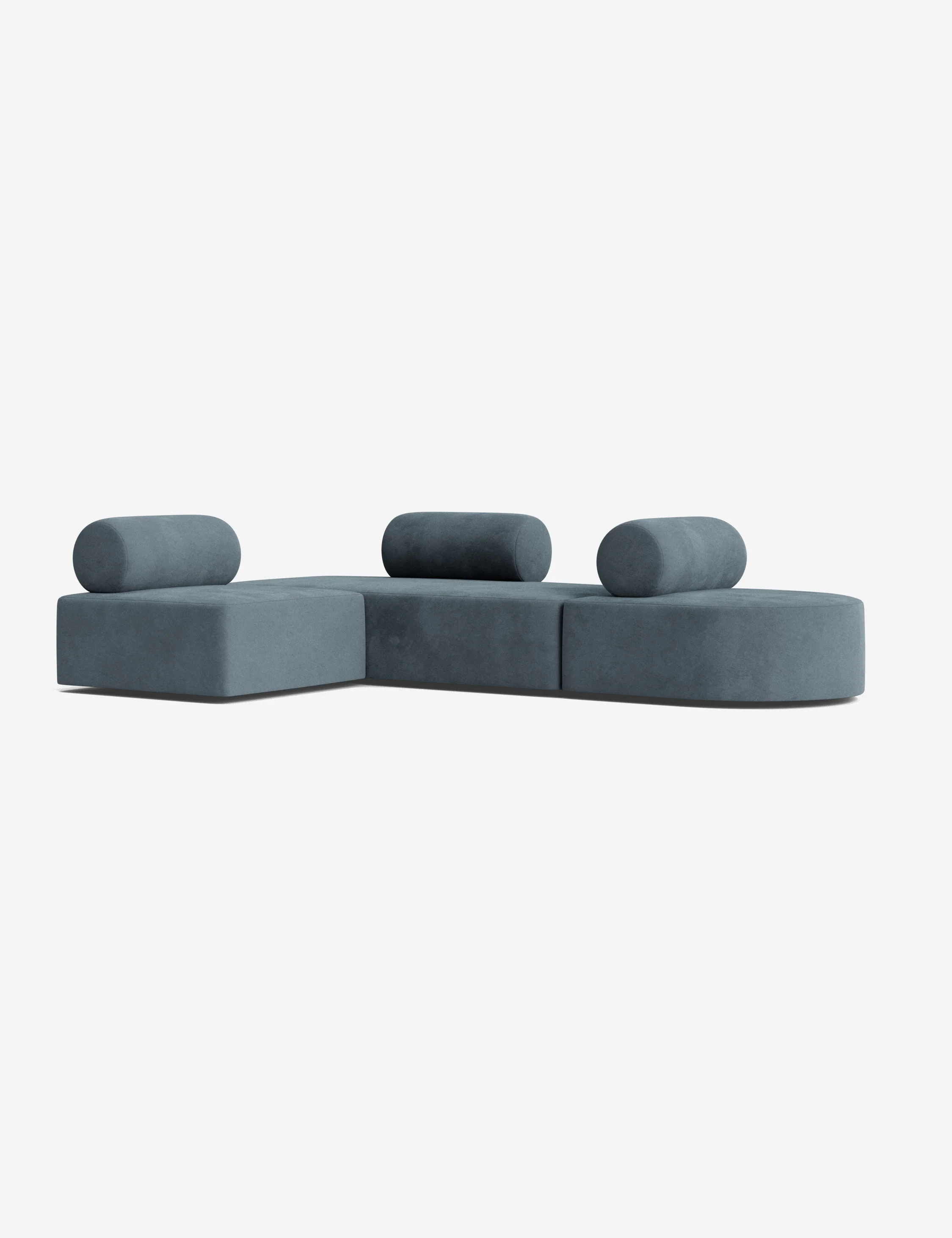 Yellow Velvet Modular Sofa Yellow Velvet Modular Sofa
