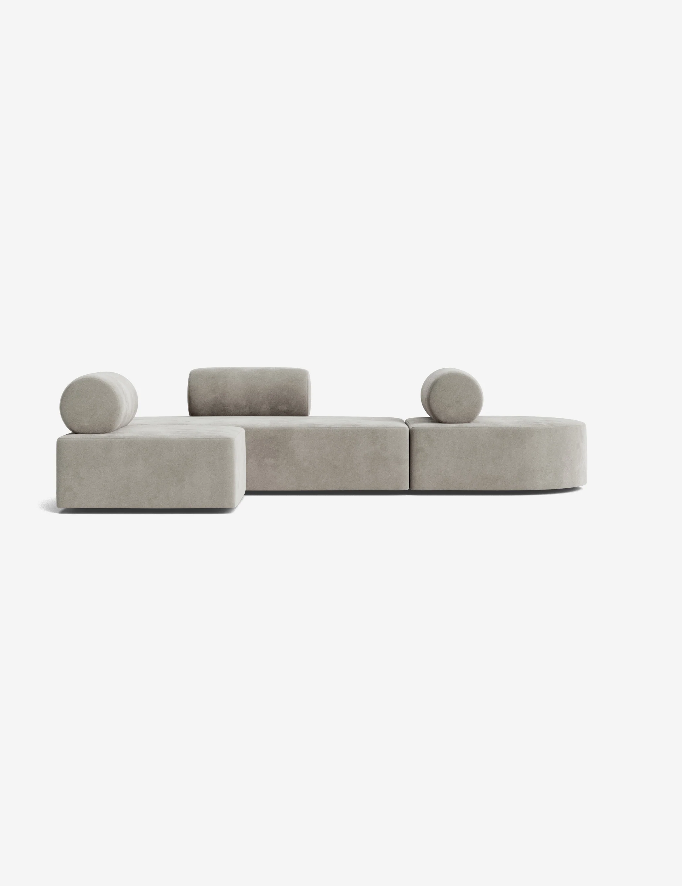 Yellow Velvet Modular Sofa Yellow Velvet Modular Sofa