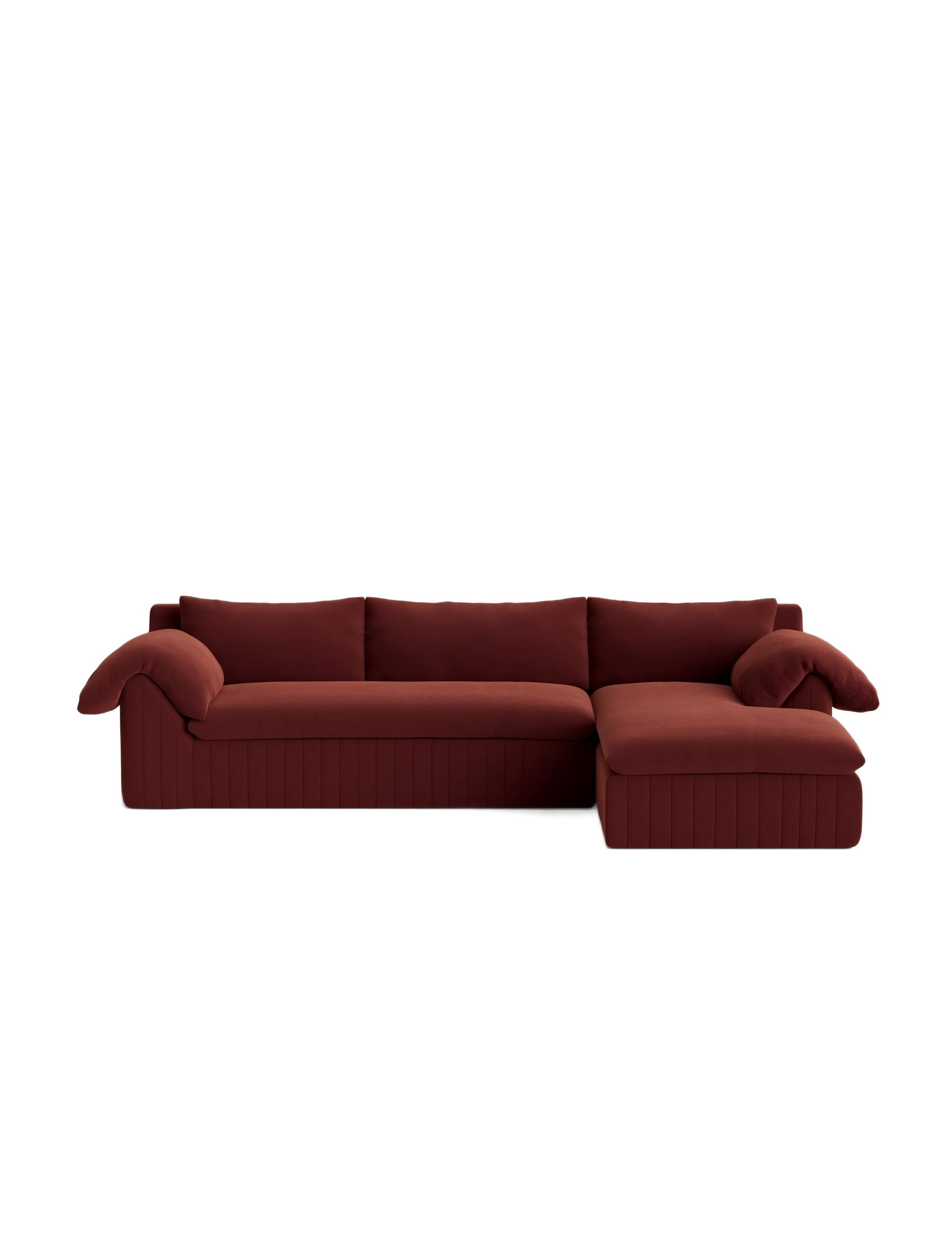 Red Chaise Corner Sofa Red Chaise Corner Sofa