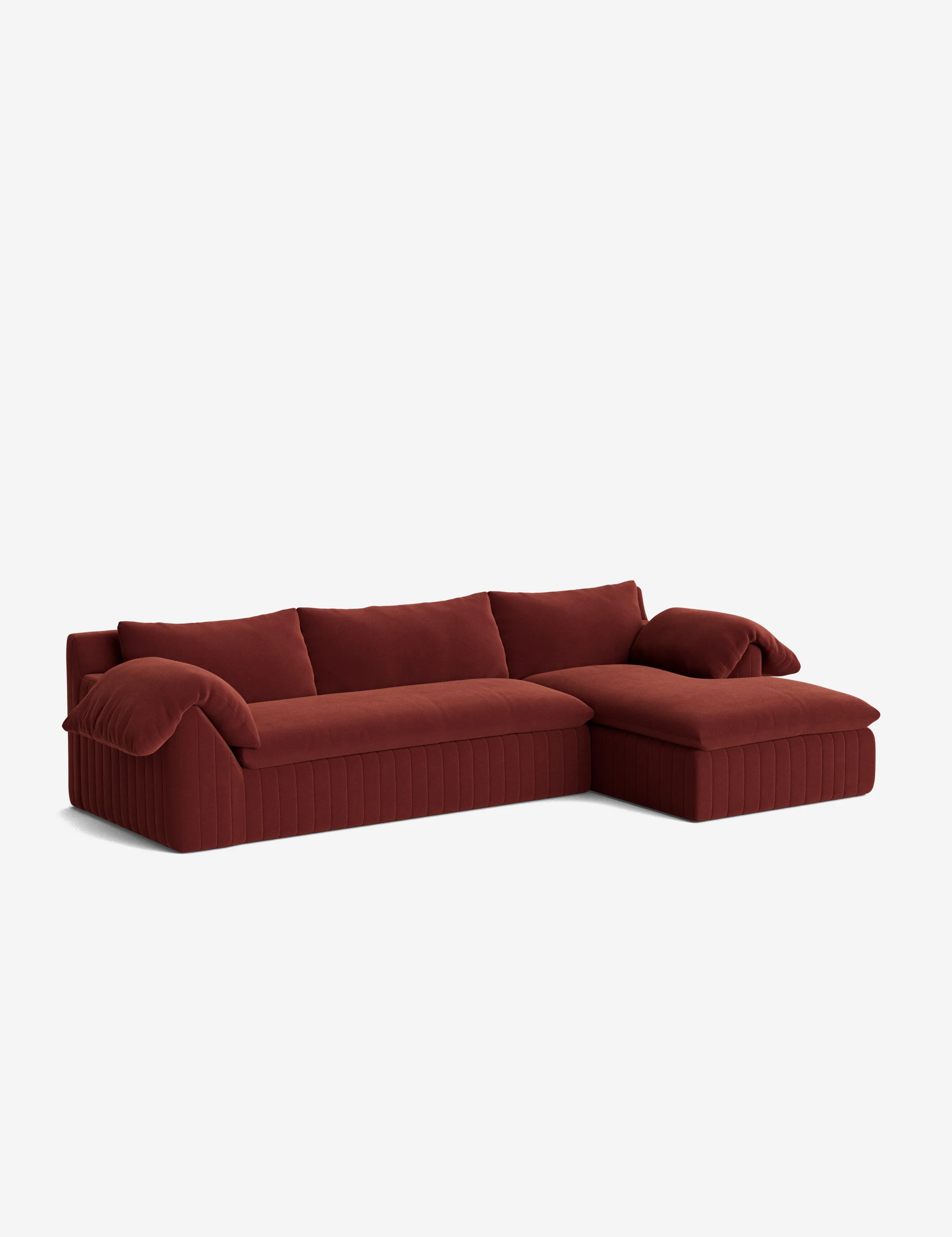Red Chaise Corner Sofa Red Chaise Corner Sofa