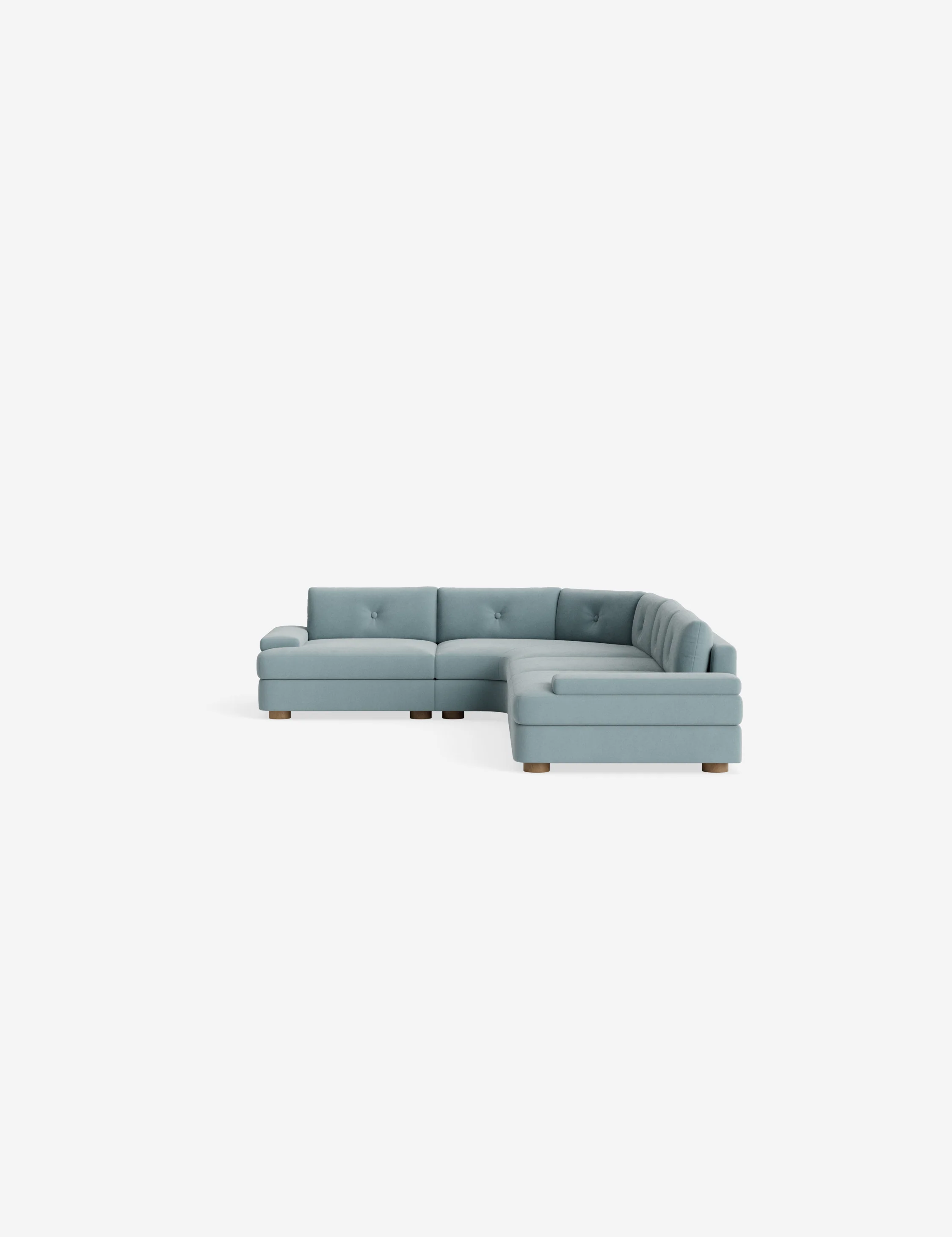 Modern Boucle Chaise Sectional Sofa Modern Boucle Chaise Sectional Sofa