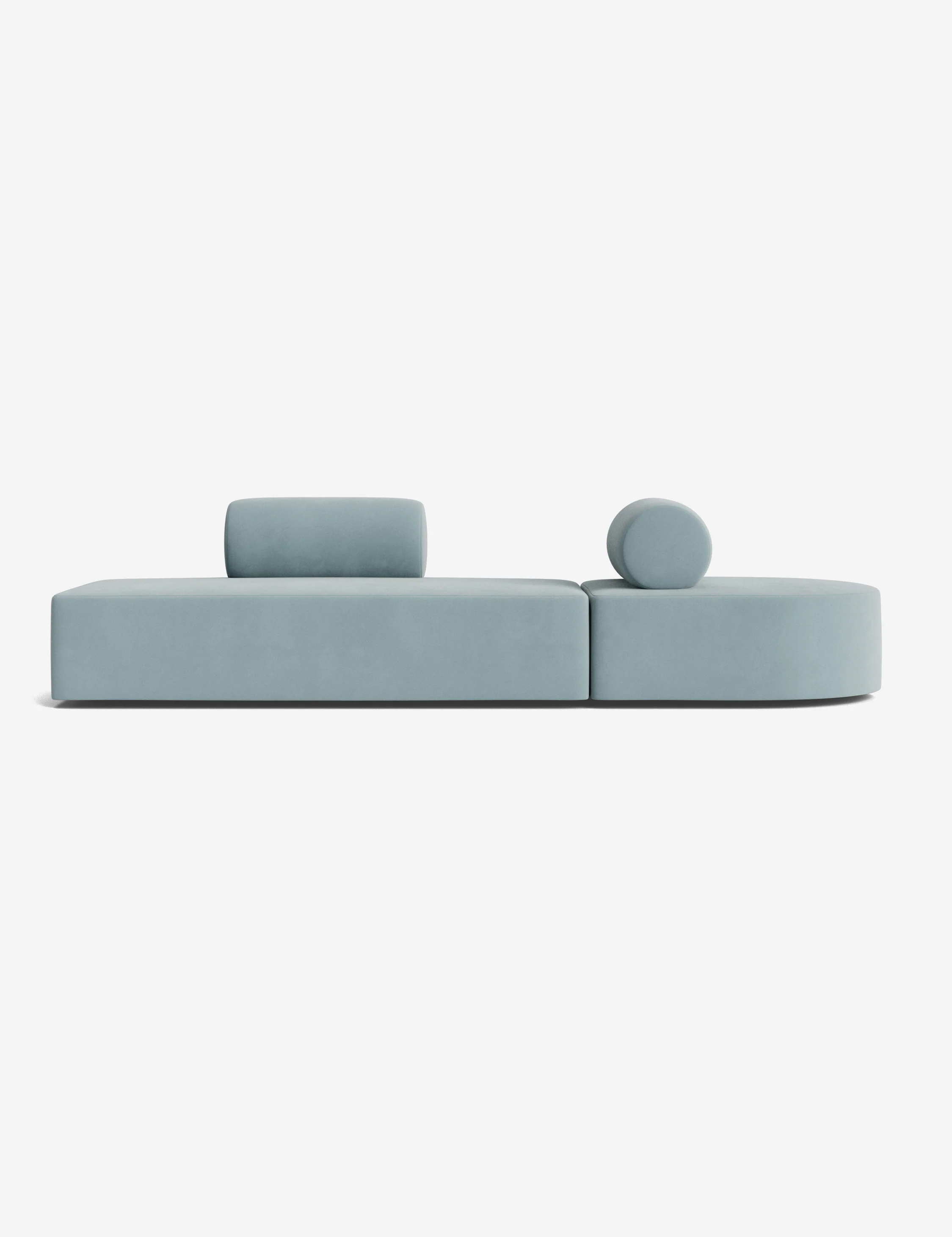 Lilac Lilac Vintage Velvet Modular SofaVelvet Modular Sofa Lilac Vintage Velvet Modular Sofa