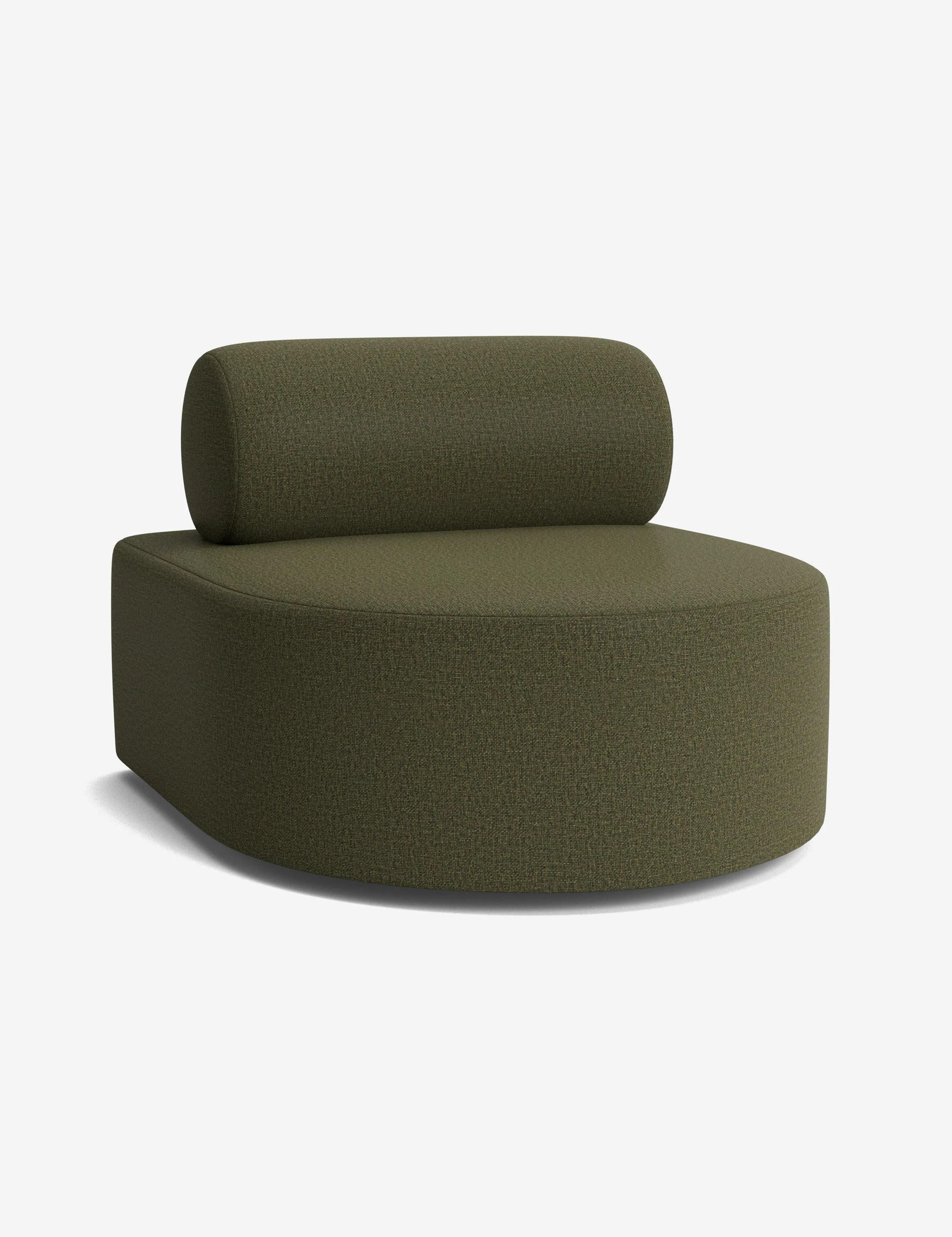 Grey Velvet Armless Modular Sofa Grey Velvet Armless Modular Sofa