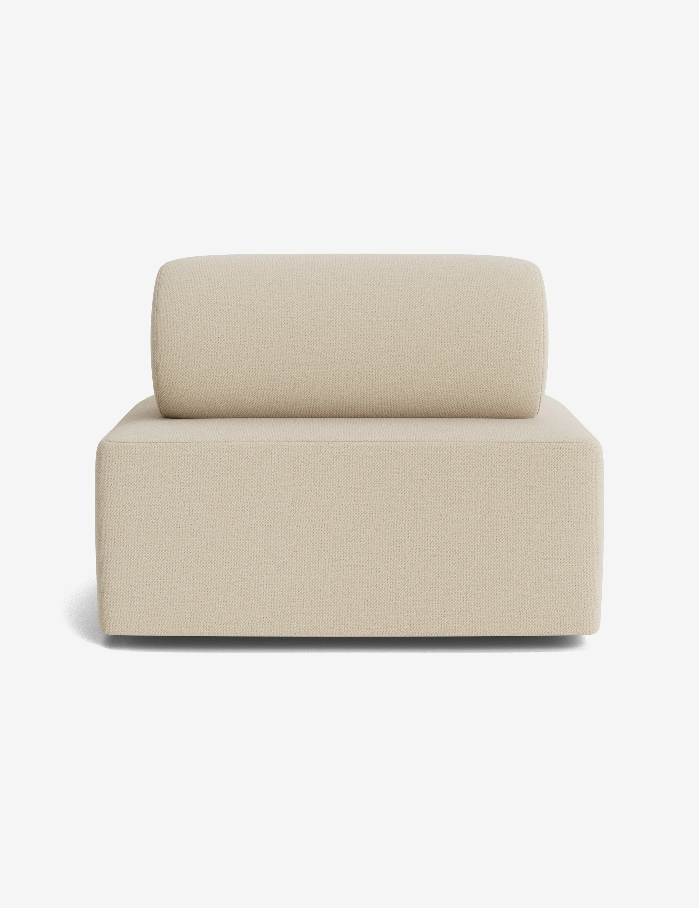 Grey Velvet Armless Modular Sofa Grey Velvet Armless Modular Sofa