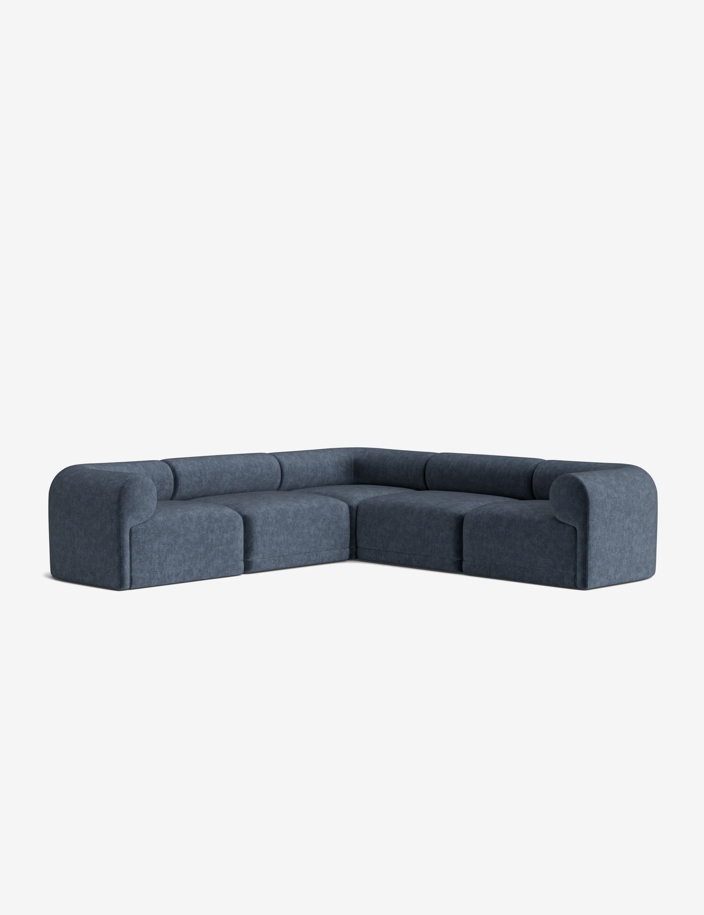 Green Modular Armed Corner Sectional Sofa Green Modular Armed Corner Sectional Sofa