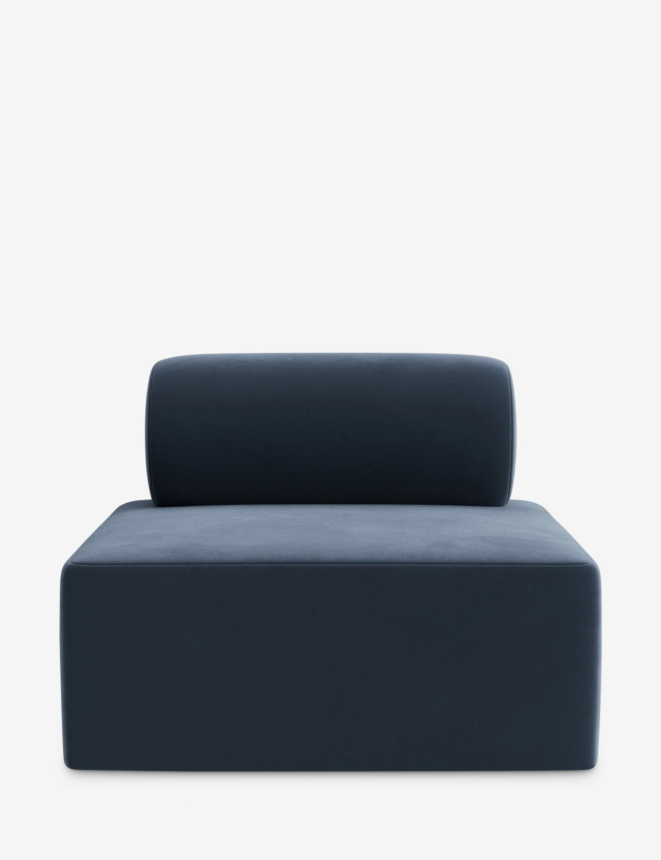 Dark Green Armless Modular Sofa Dark Green Armless Modular Sofa