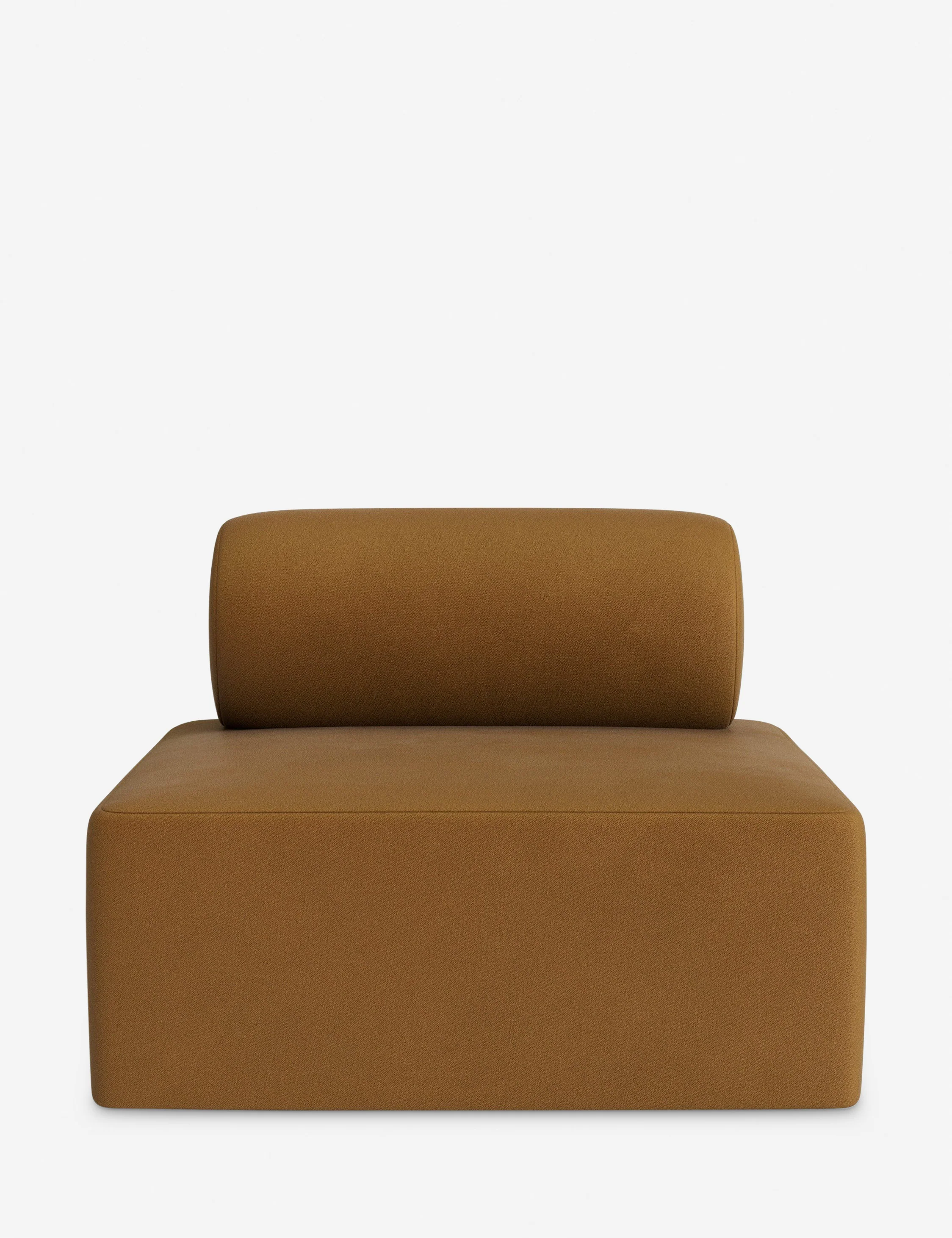Dark Green Armless Modular Sofa Dark Green Armless Modular Sofa