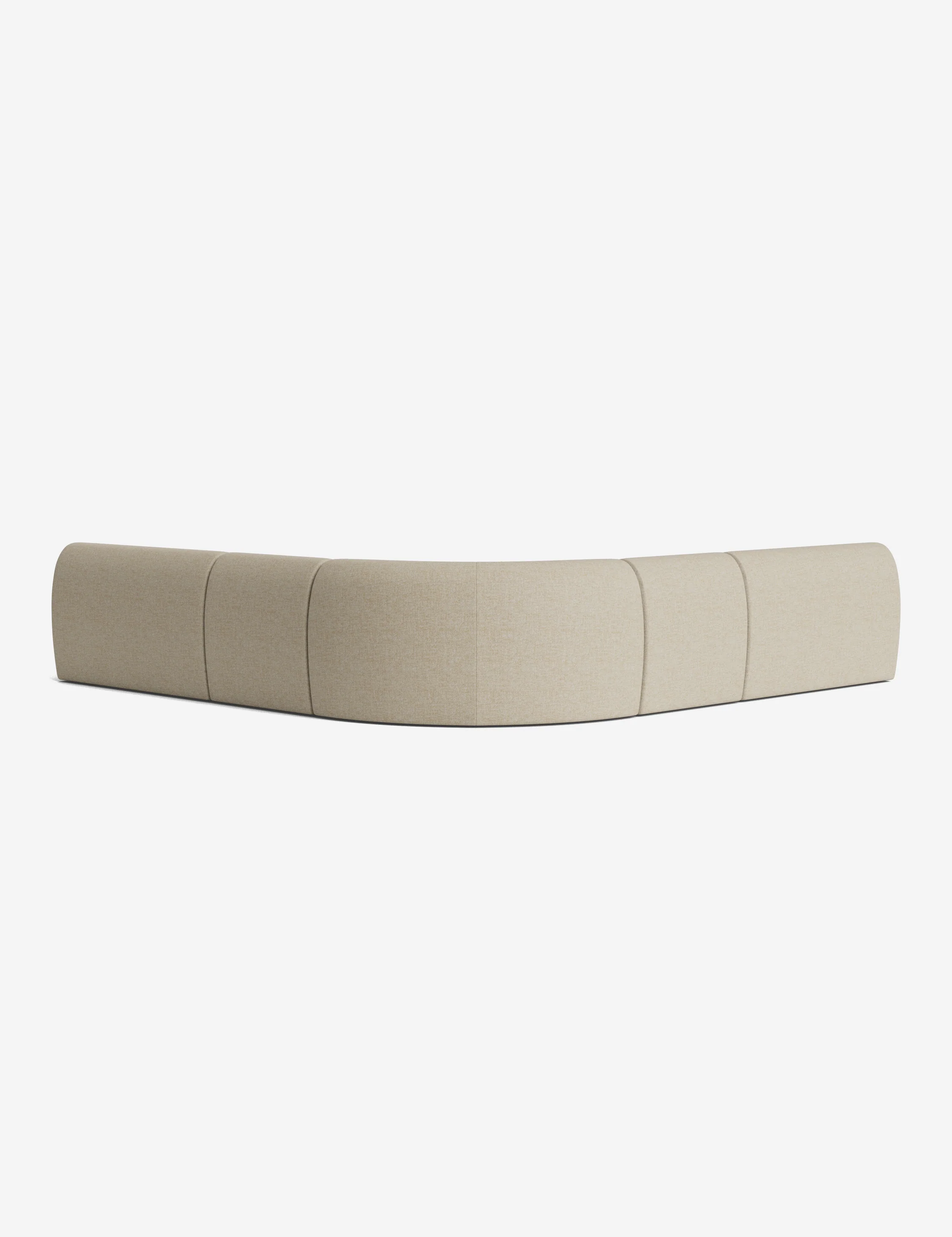 Cotton Weave Modular Corner Sectional Sofa Cotton Weave Modular Corner Sectional Sofa