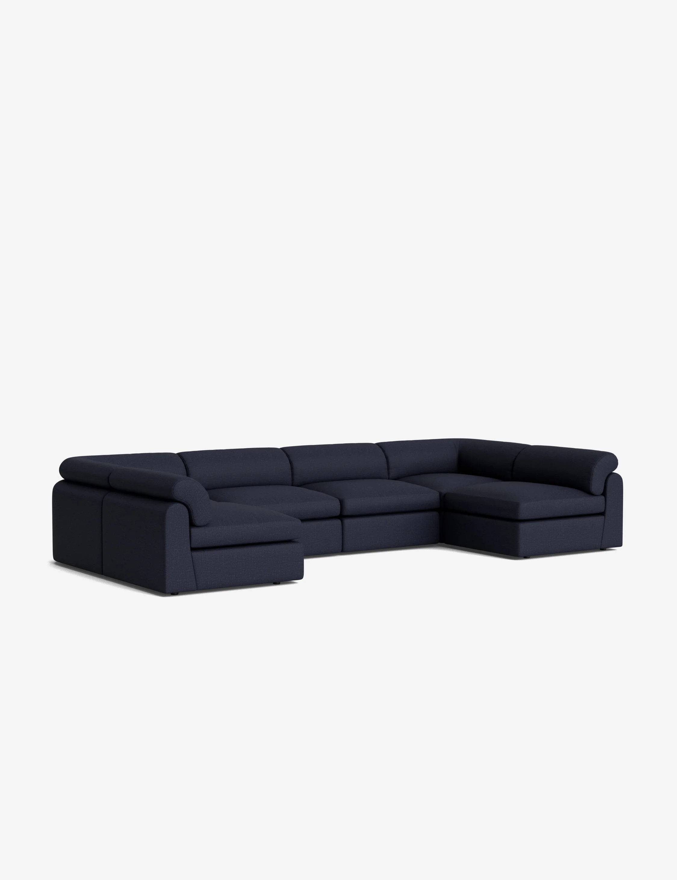 Brick-Red Luxury Modular Sofa Brick-Red Luxury Modular Sofa