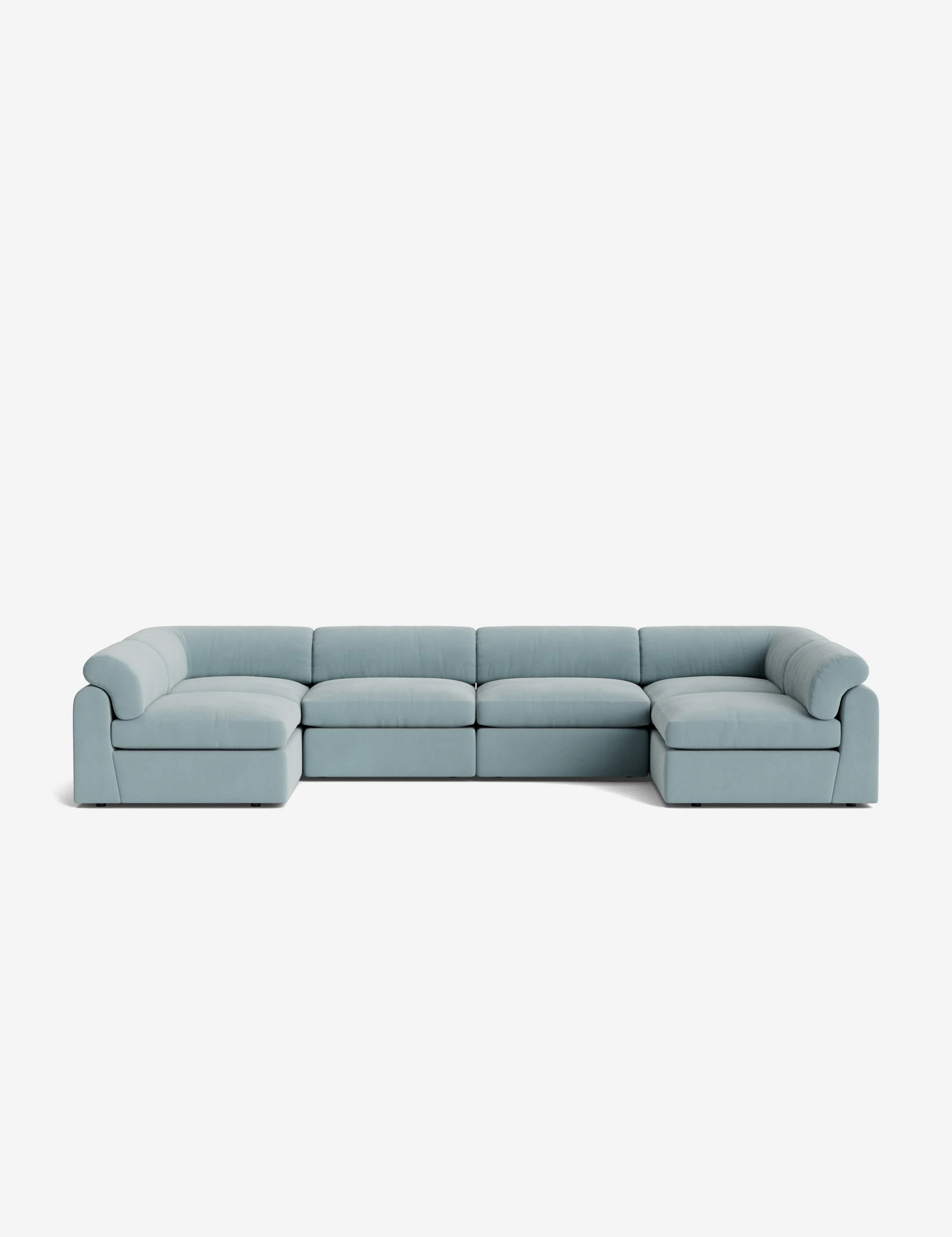 Brick-Red Luxury Modular Sofa Brick-Red Luxury Modular Sofa
