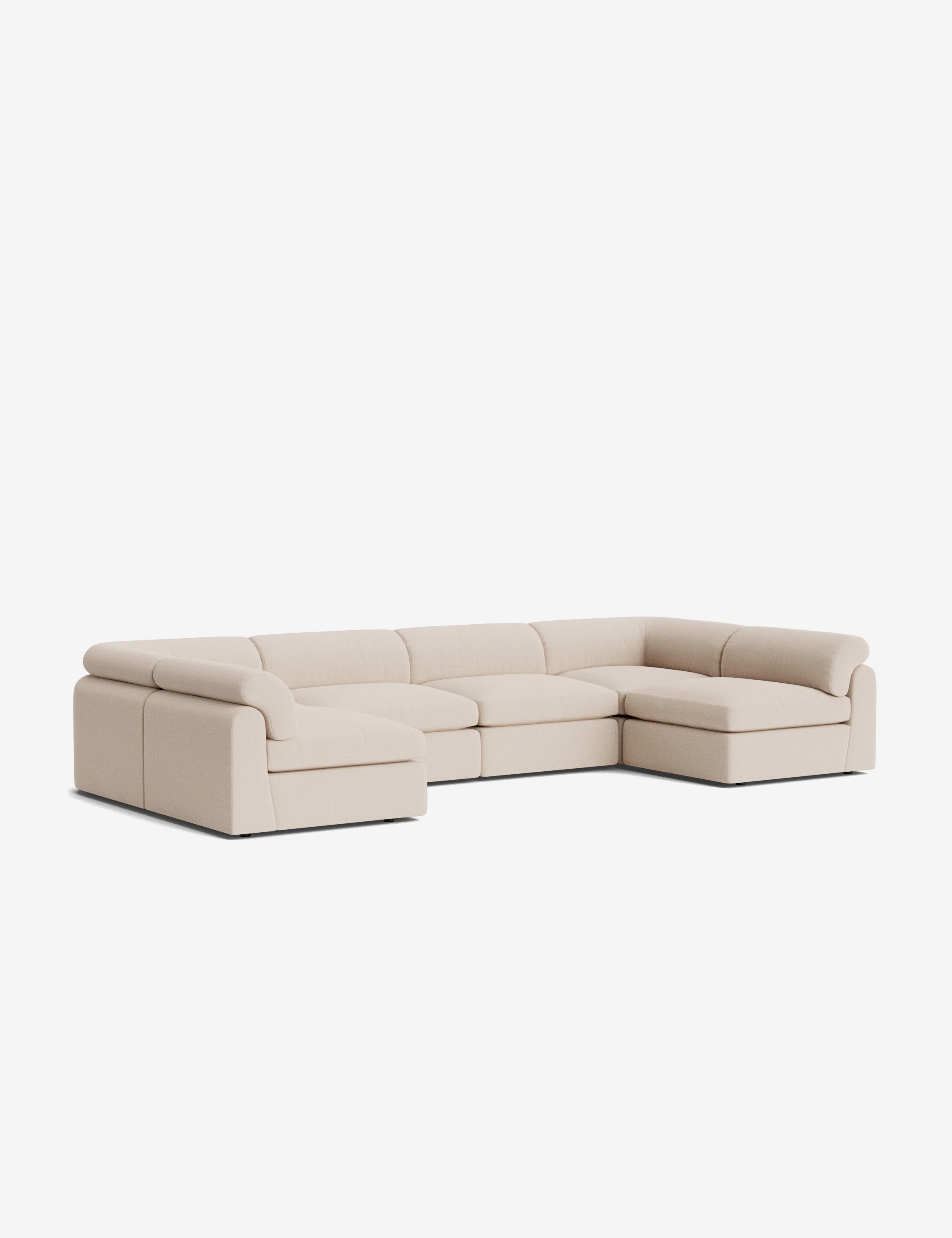 Brick-Red Luxury Modular Sofa Brick-Red Luxury Modular Sofa