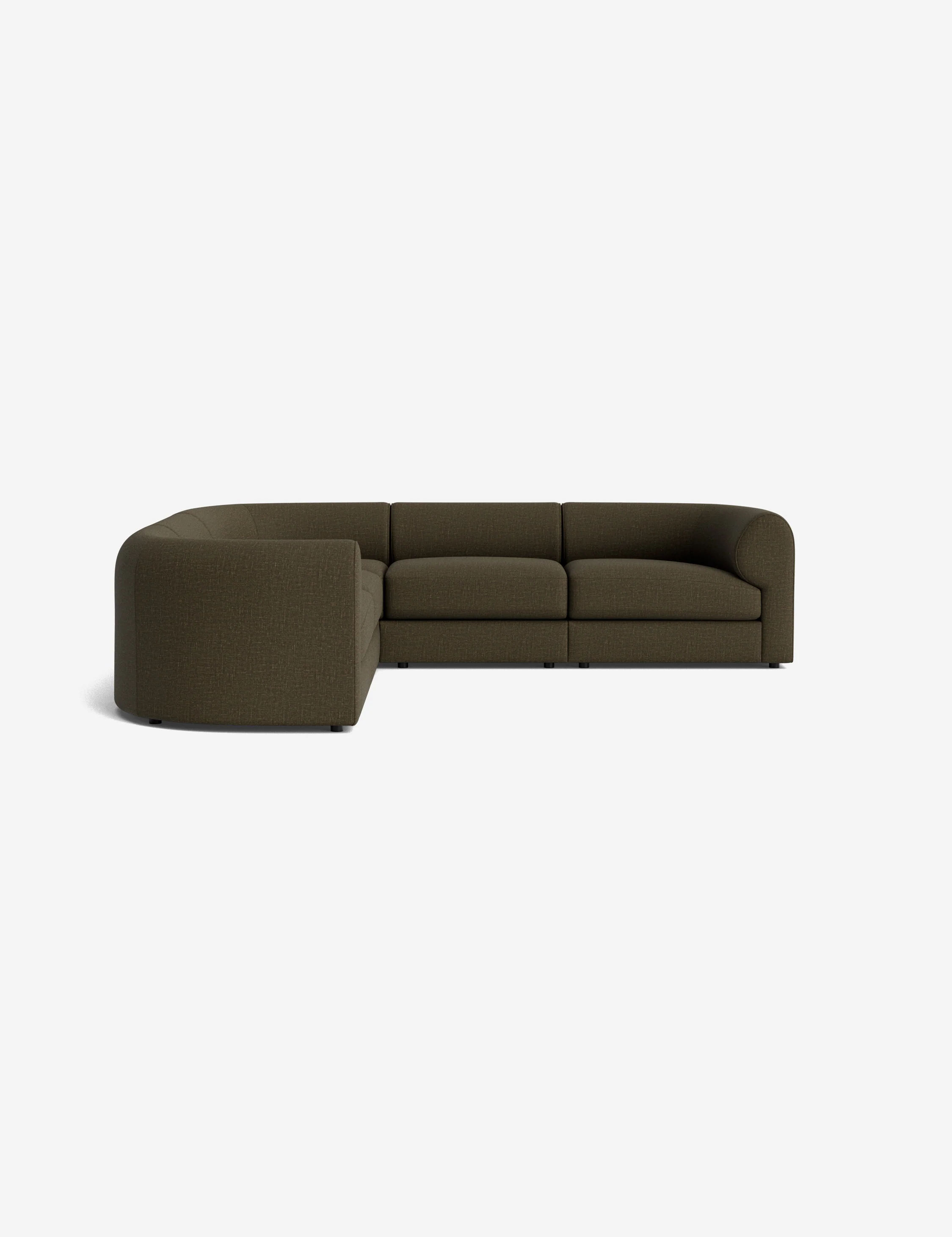 Modern Boucle Corner Sectional Sofa