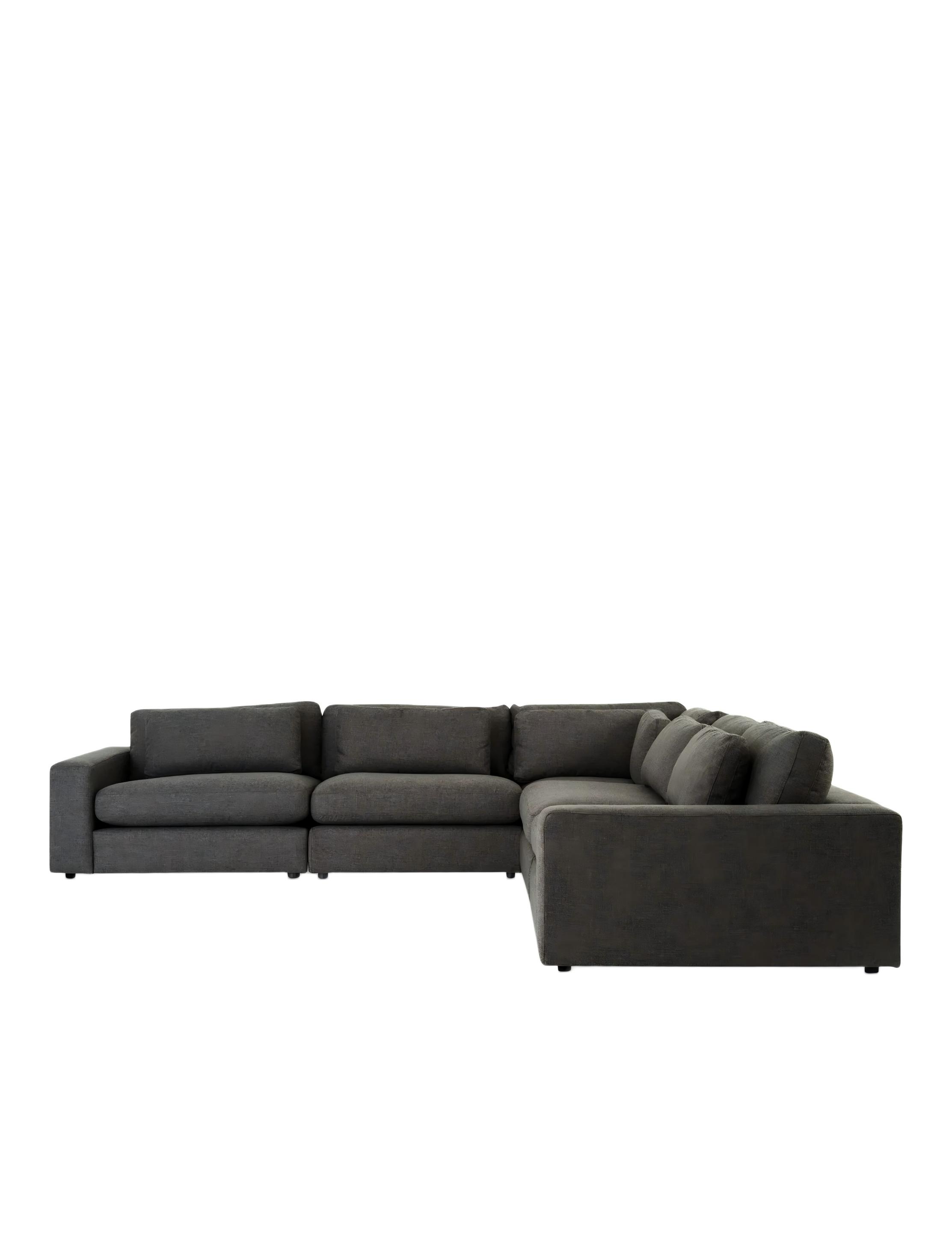 black sectional sofa