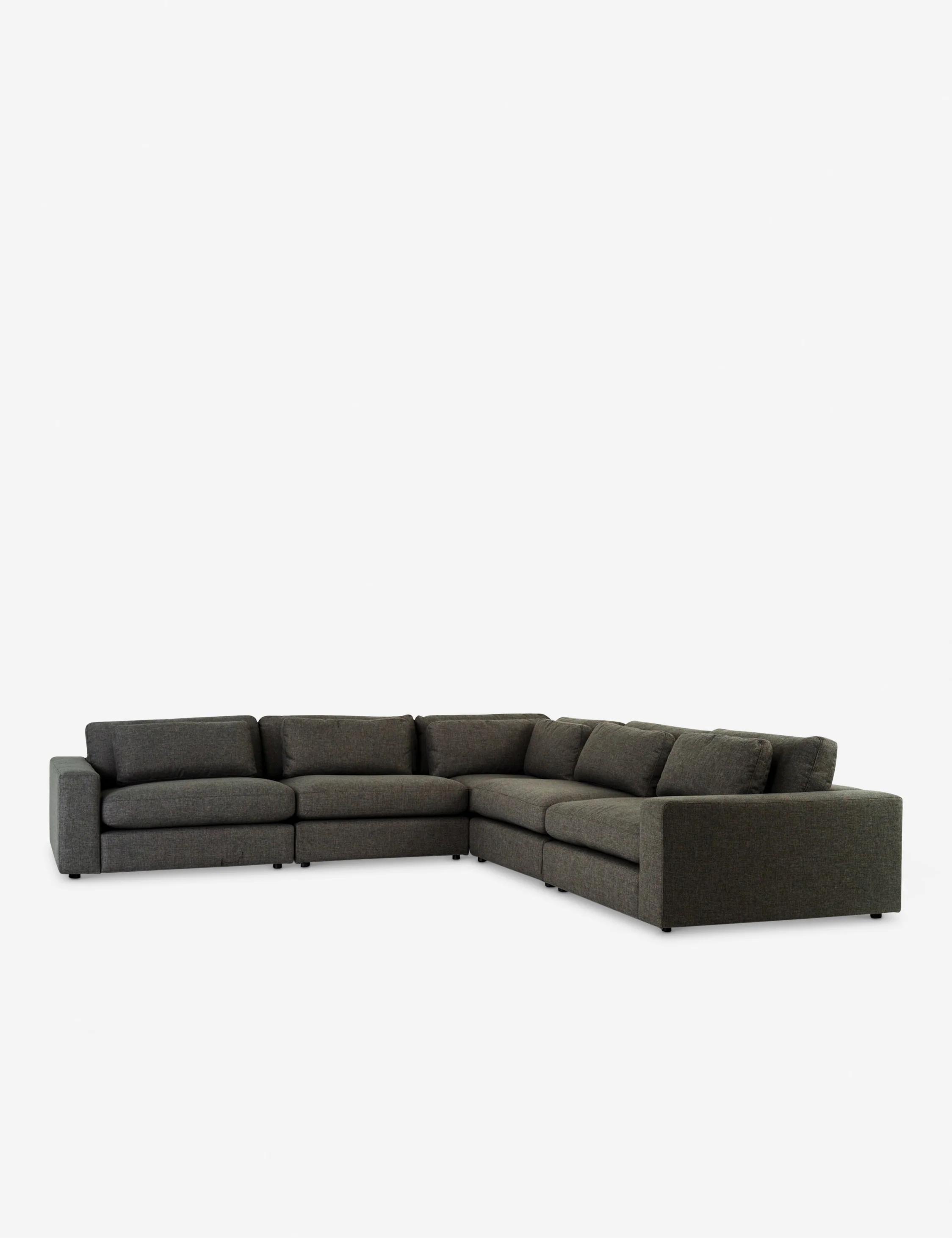 black sectional sofa