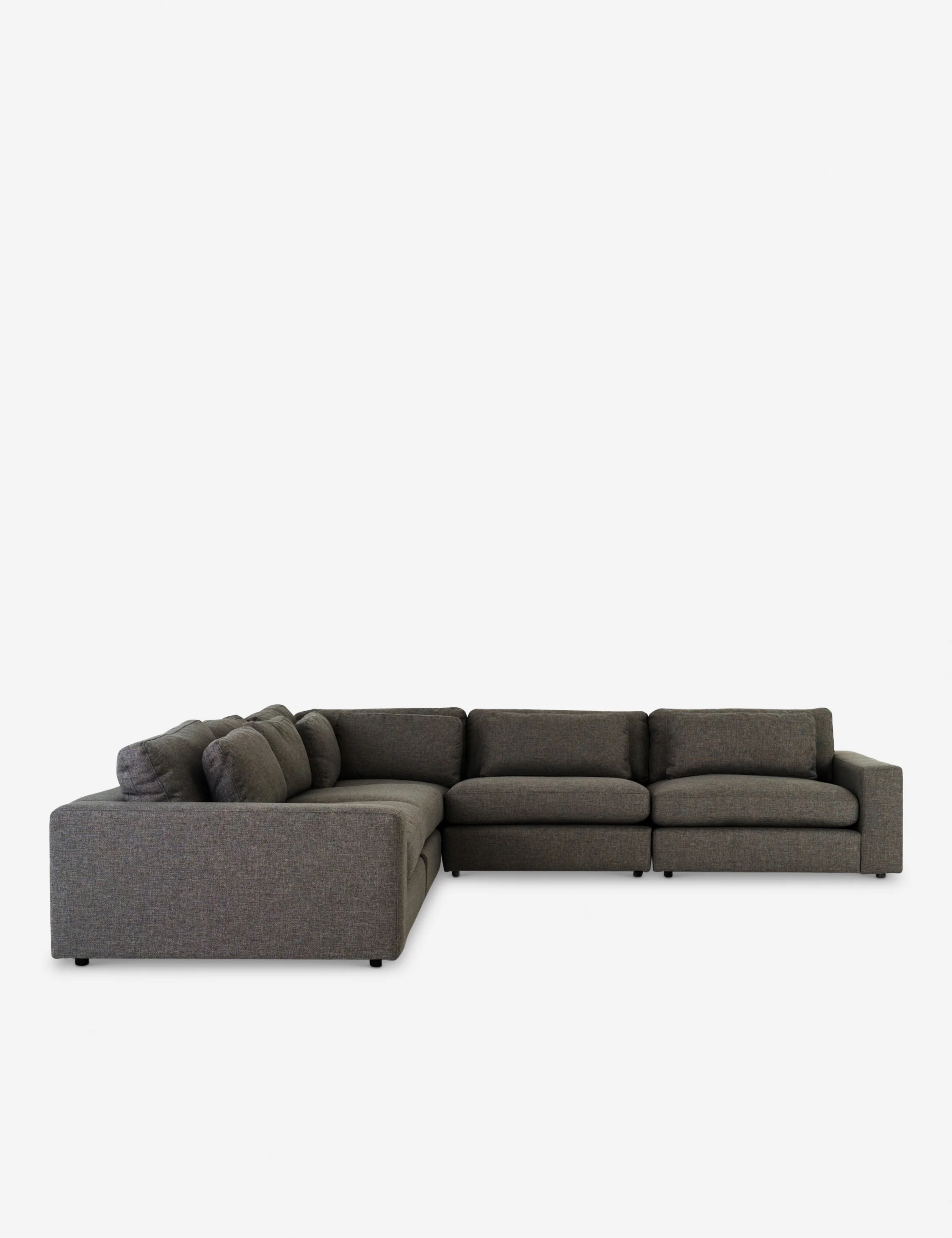 black sectional sofa