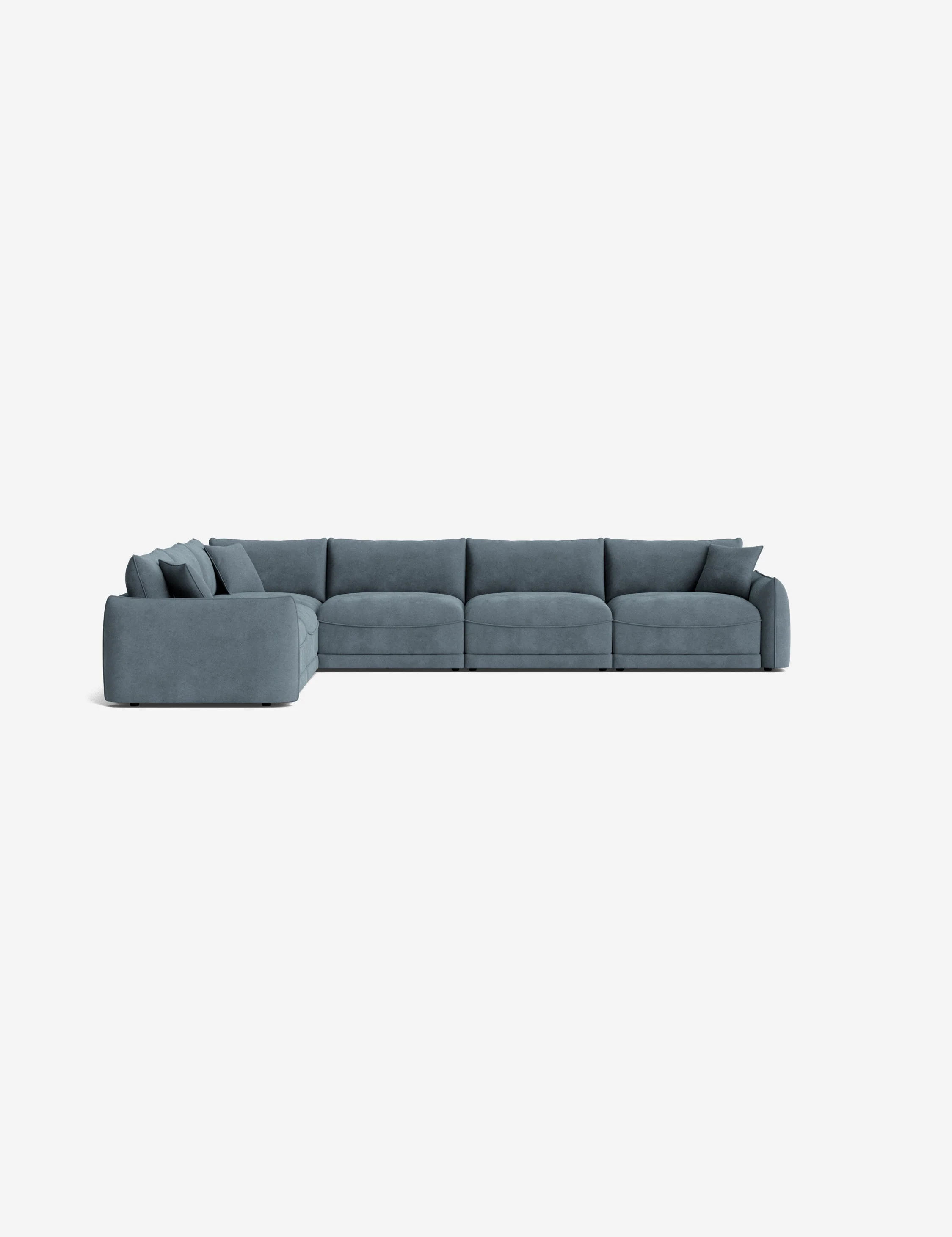 blue sectional sofa