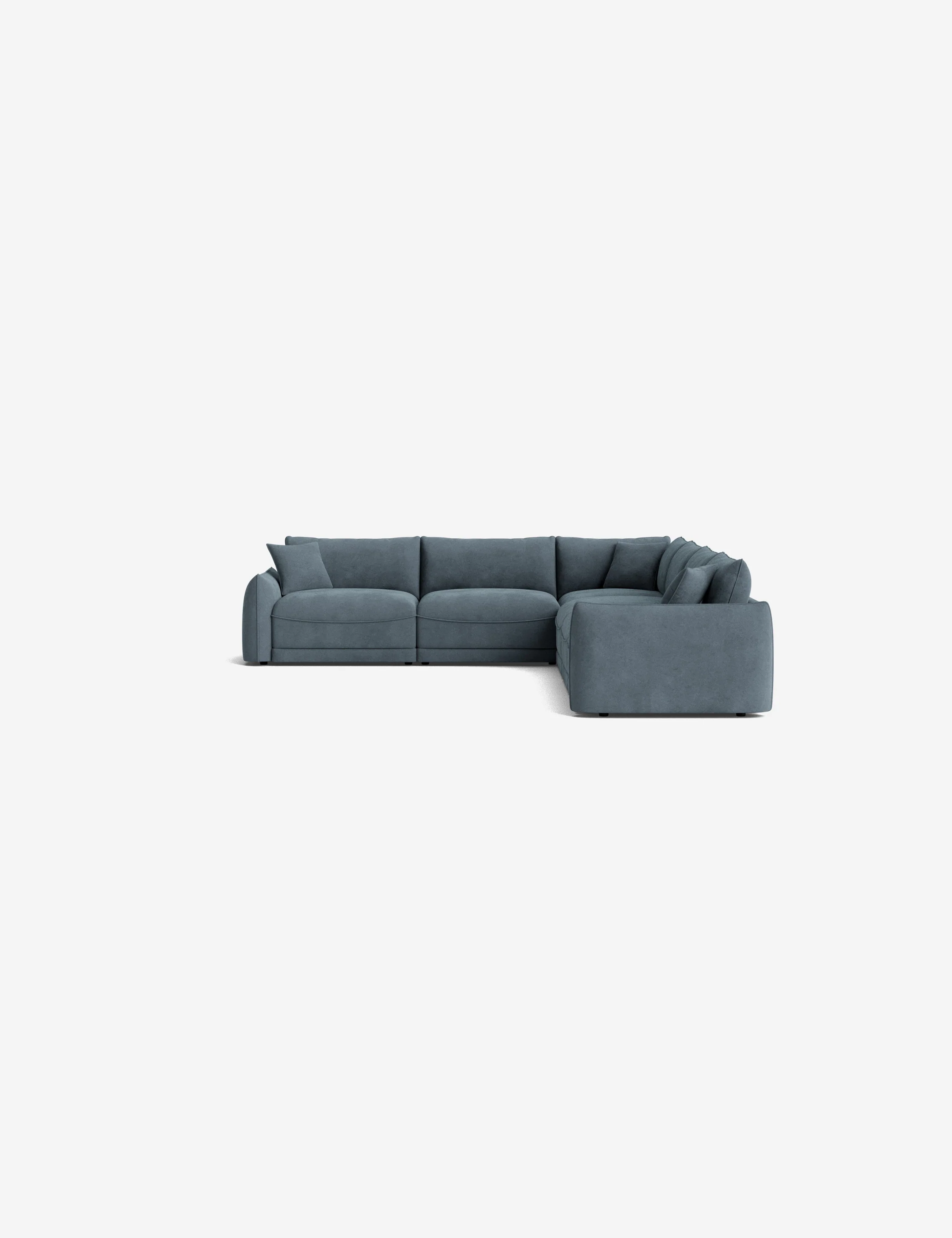 blue sectional sofa