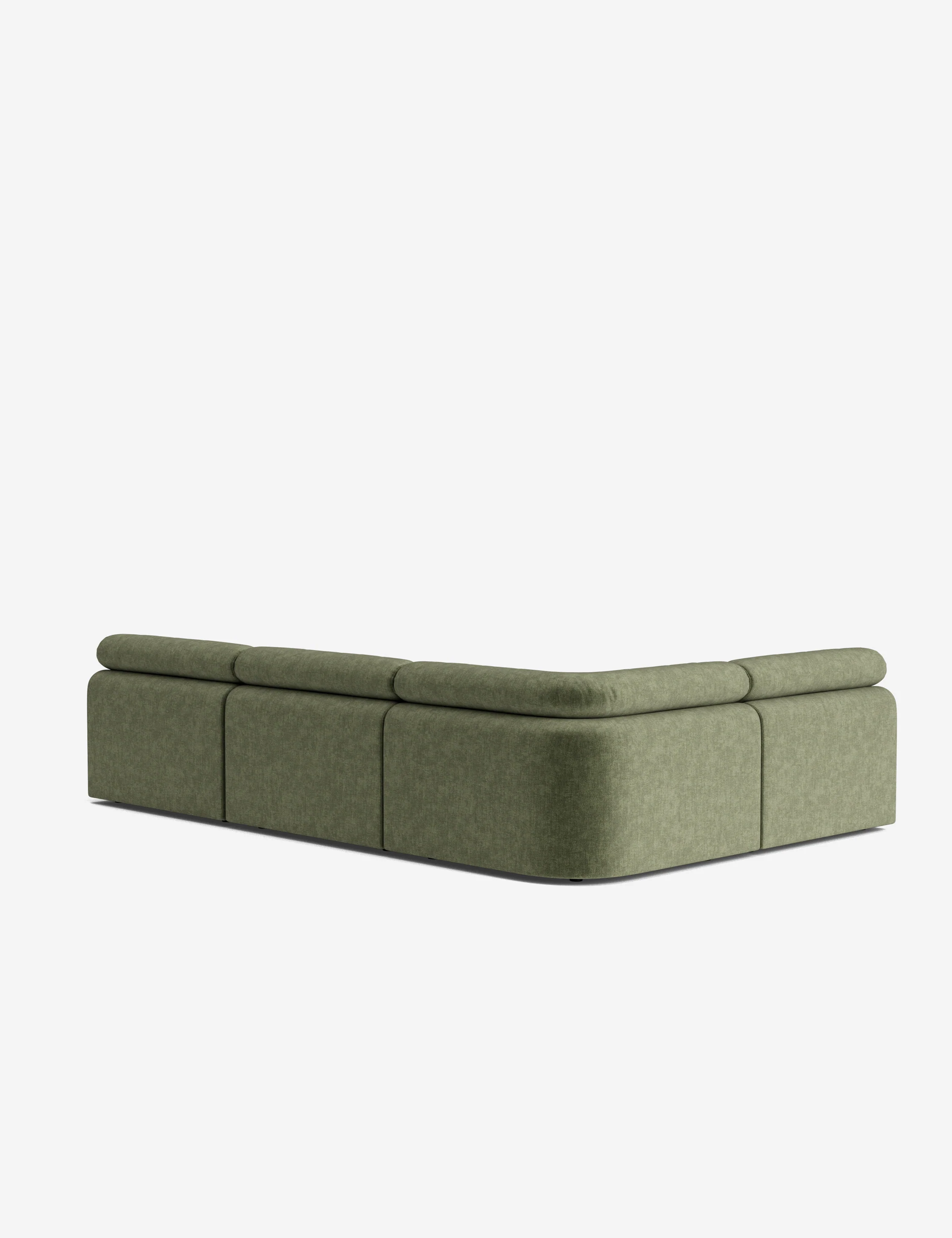 Ivory Modern Bouclé Modular Sofa Ivory Modern Bouclé Modular Sofa