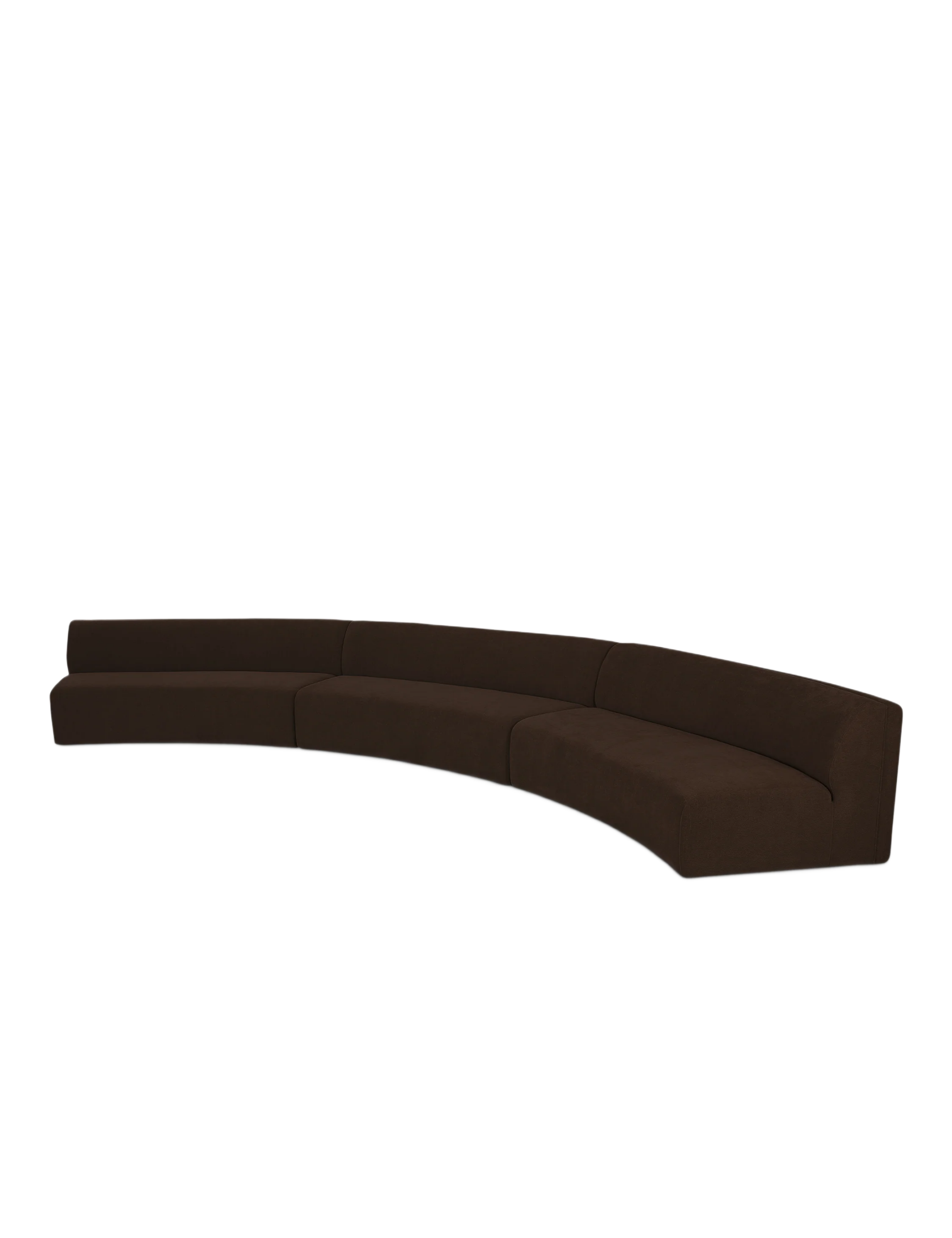 Dark Brown Modular Sofa