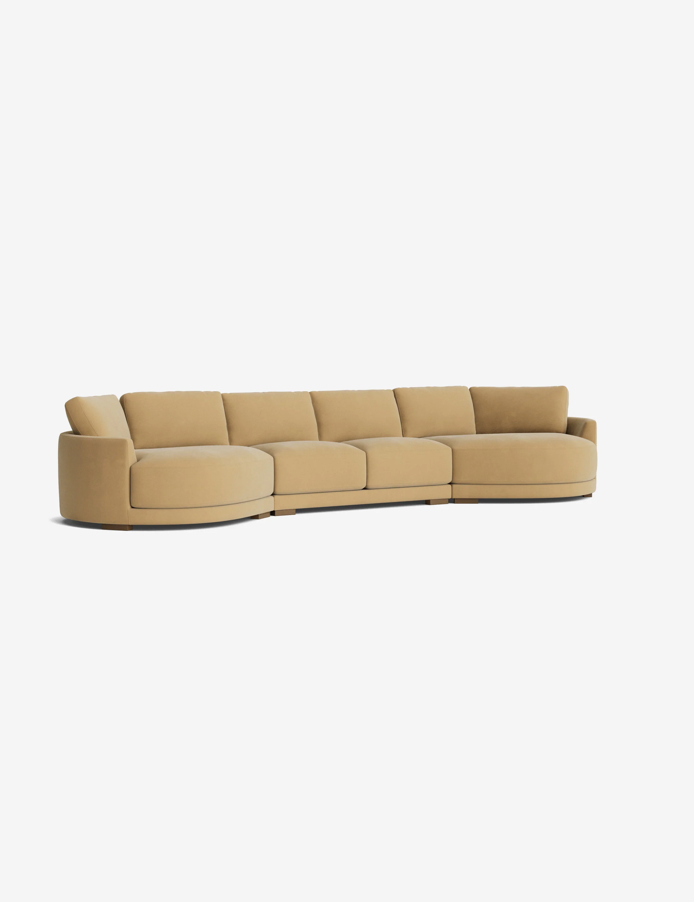 Green Vintage Velvet Modular Sofa Green Vintage Velvet Modular Sofa