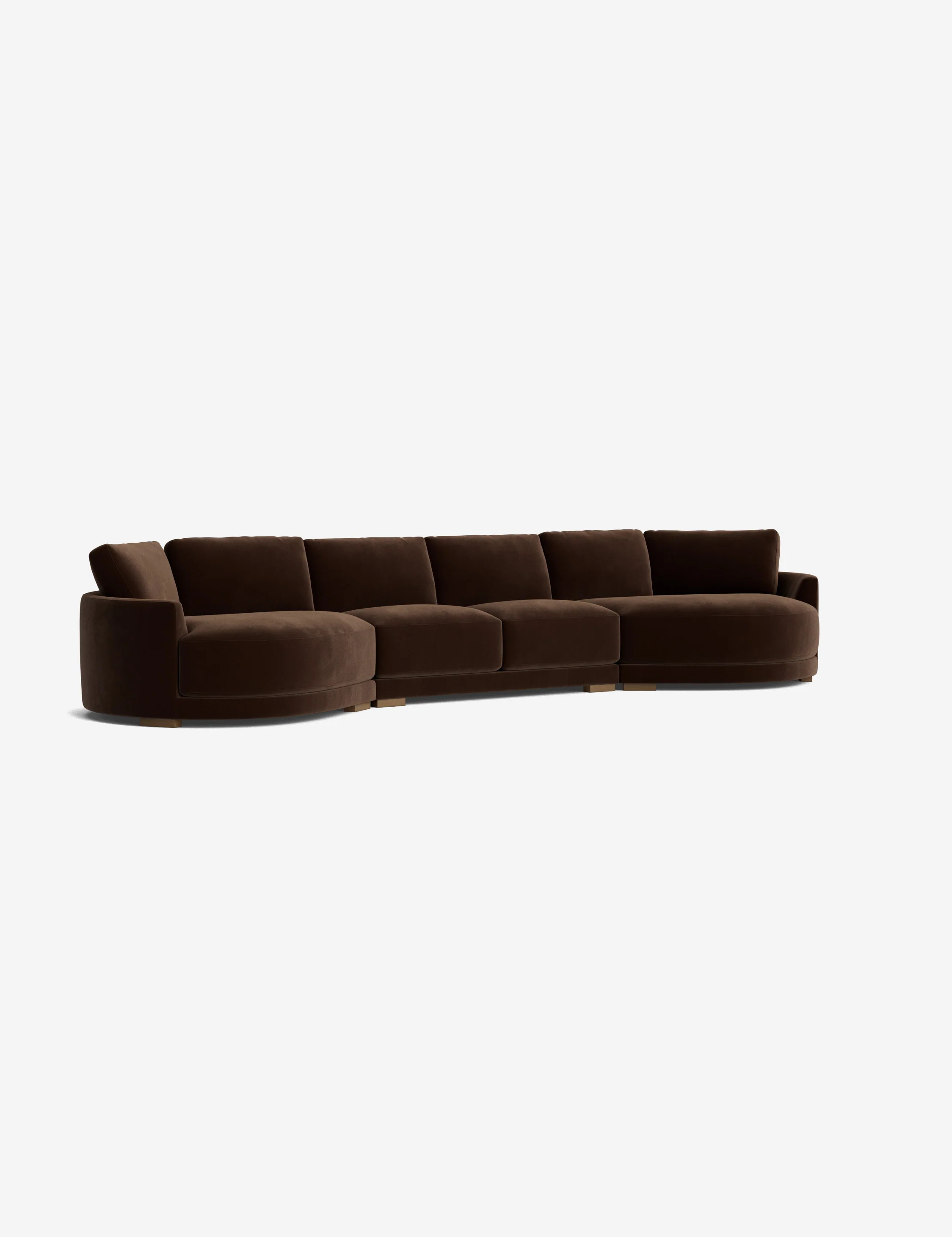 Green Vintage Velvet Modular Sofa Green Vintage Velvet Modular Sofa