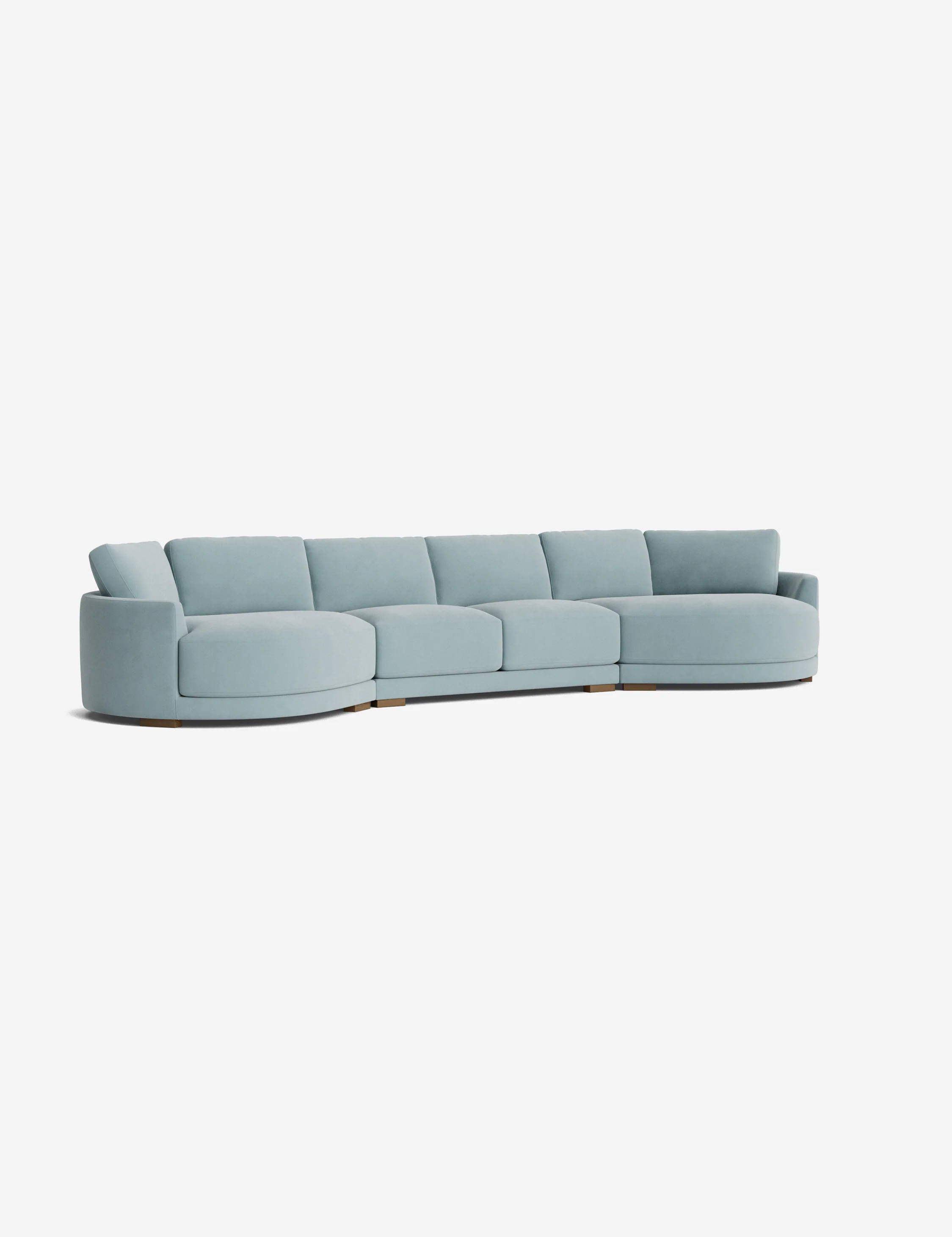 Green Vintage Velvet Modular Sofa Green Vintage Velvet Modular Sofa