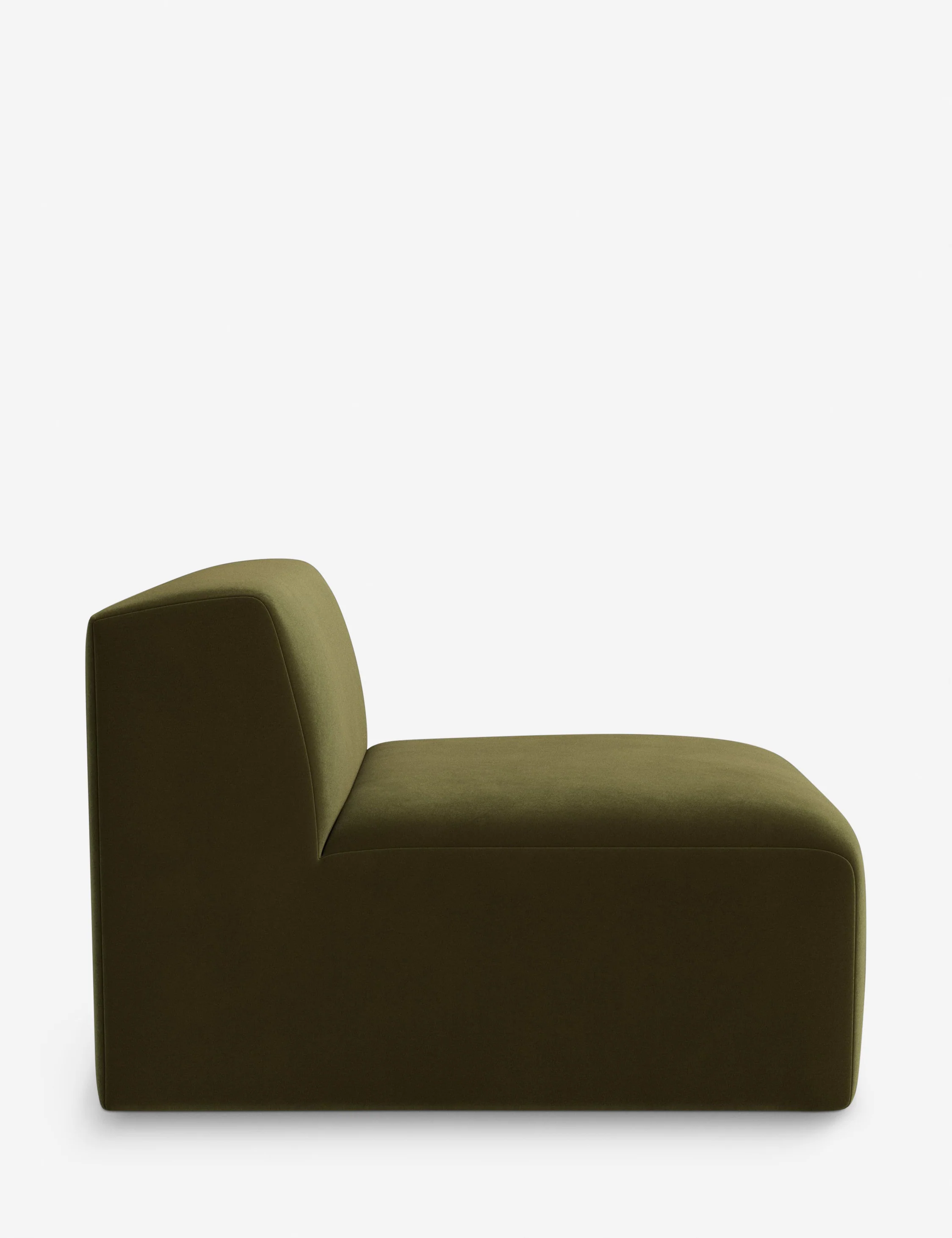Stylish Armless Modular Sofa