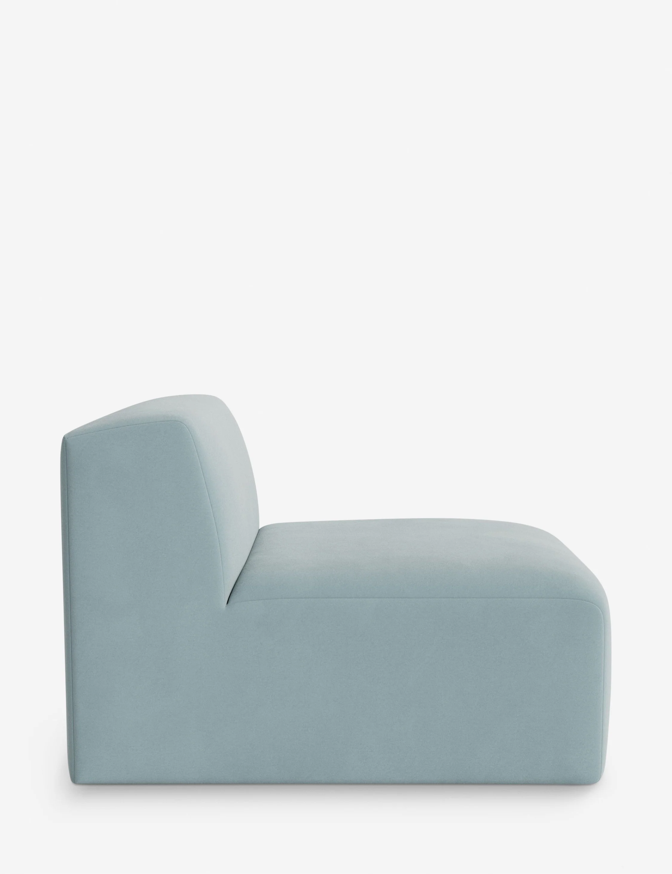 Stylish Armless Modular Sofa