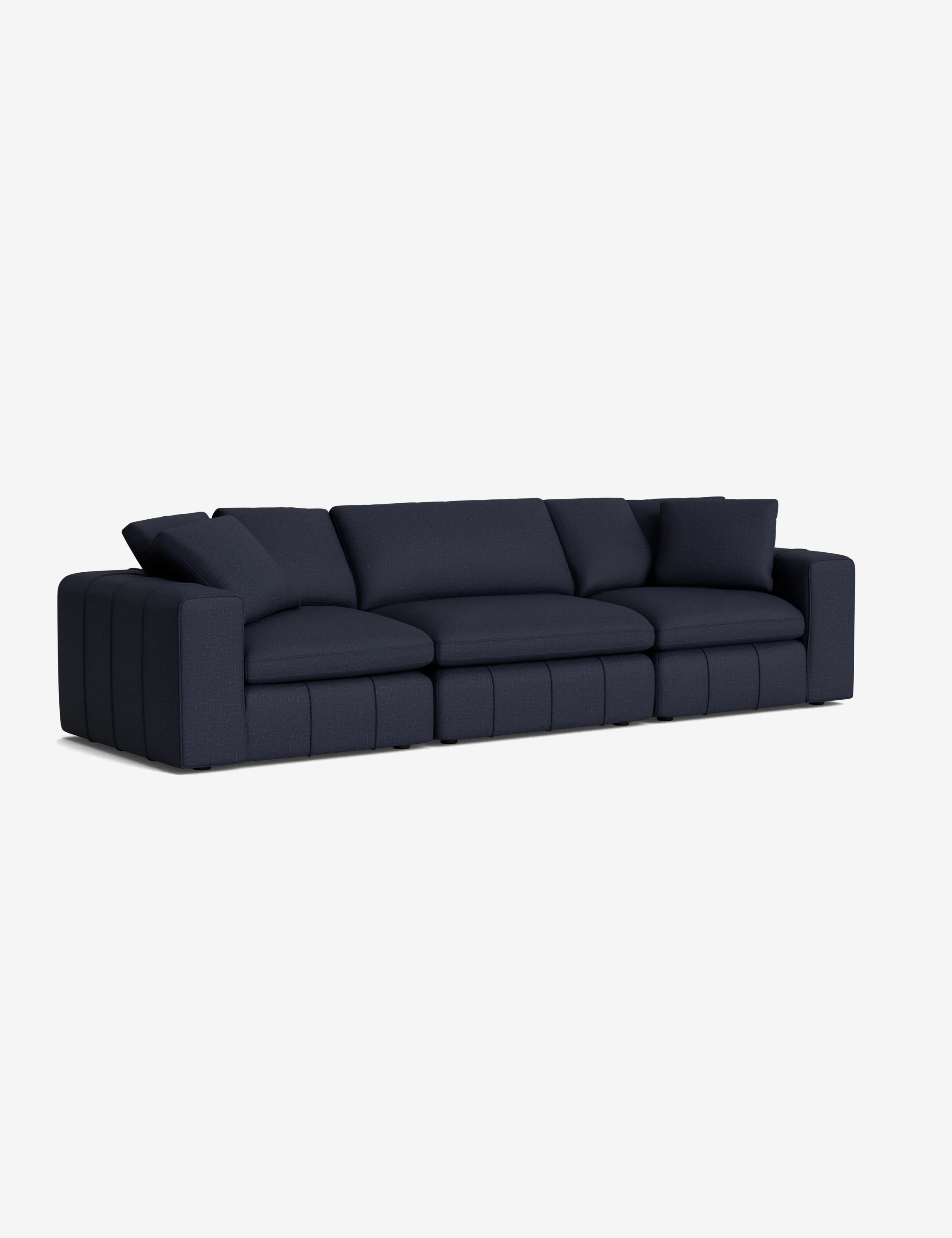 Dark Gray Linen Modular Sofa Dark Gray Linen Modular Sofa