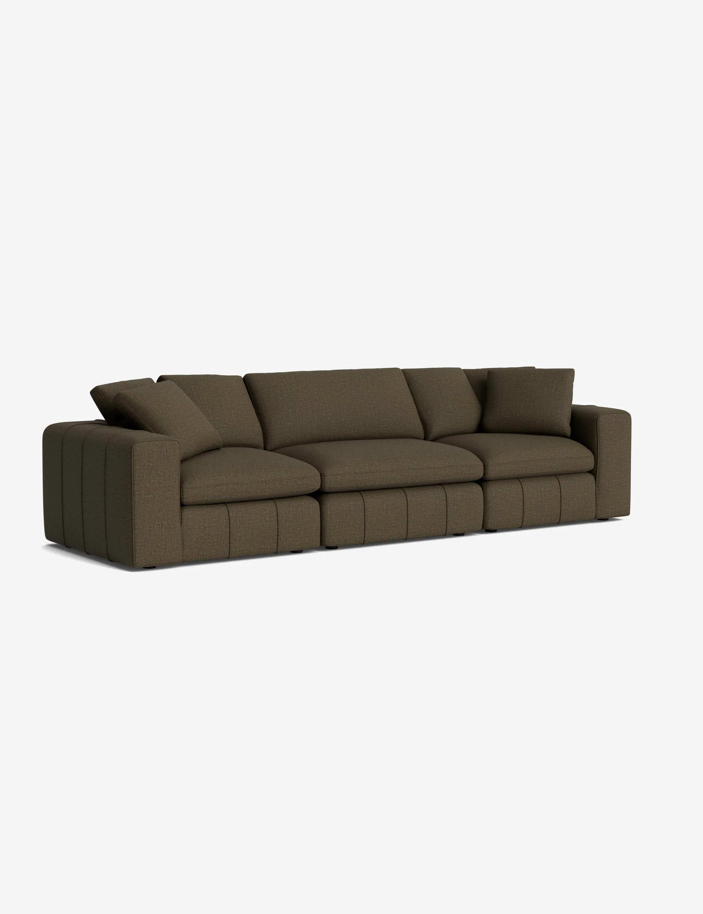 Dark Gray Linen Modular Sofa Dark Gray Linen Modular Sofa