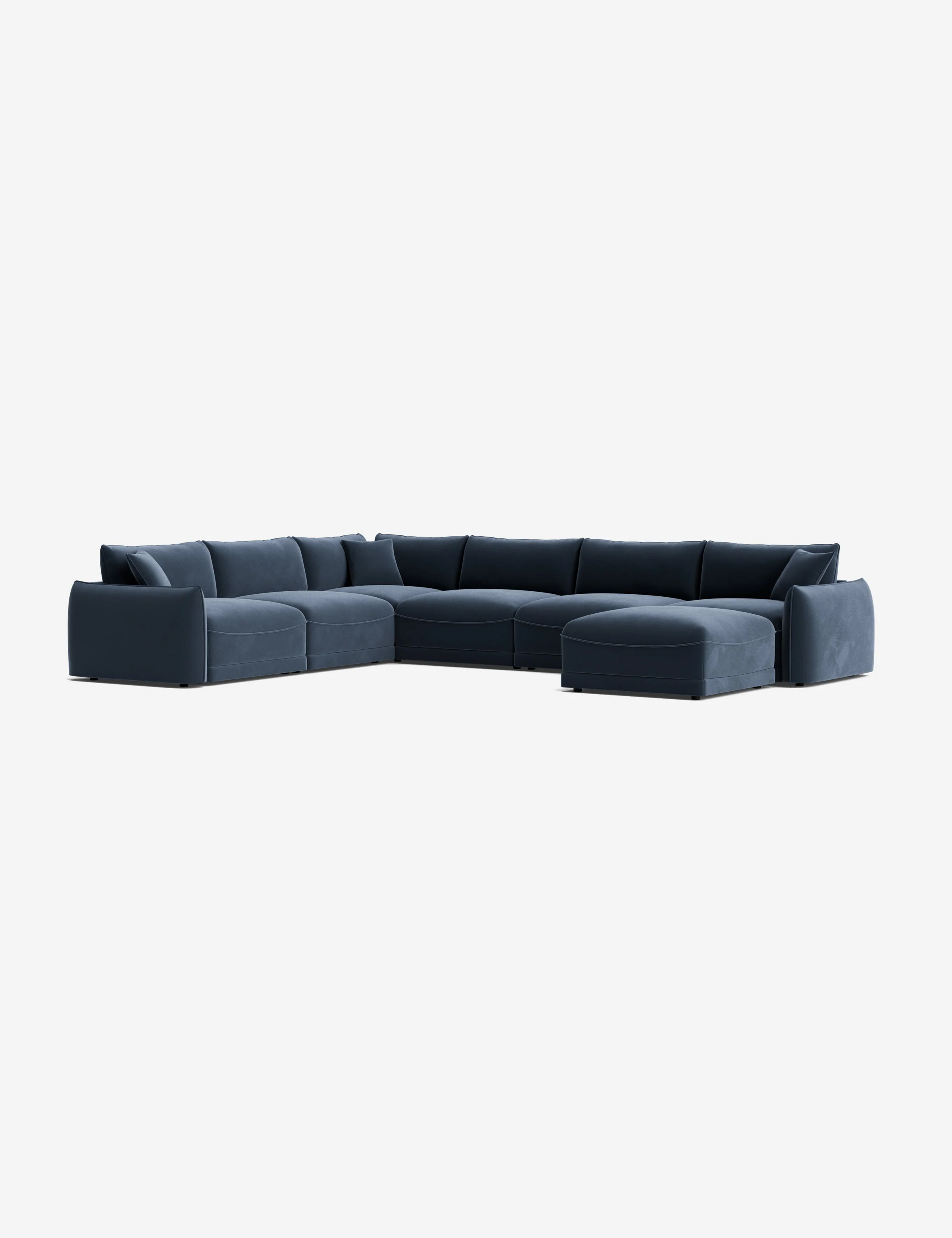 Modular Sofa with Ottoman