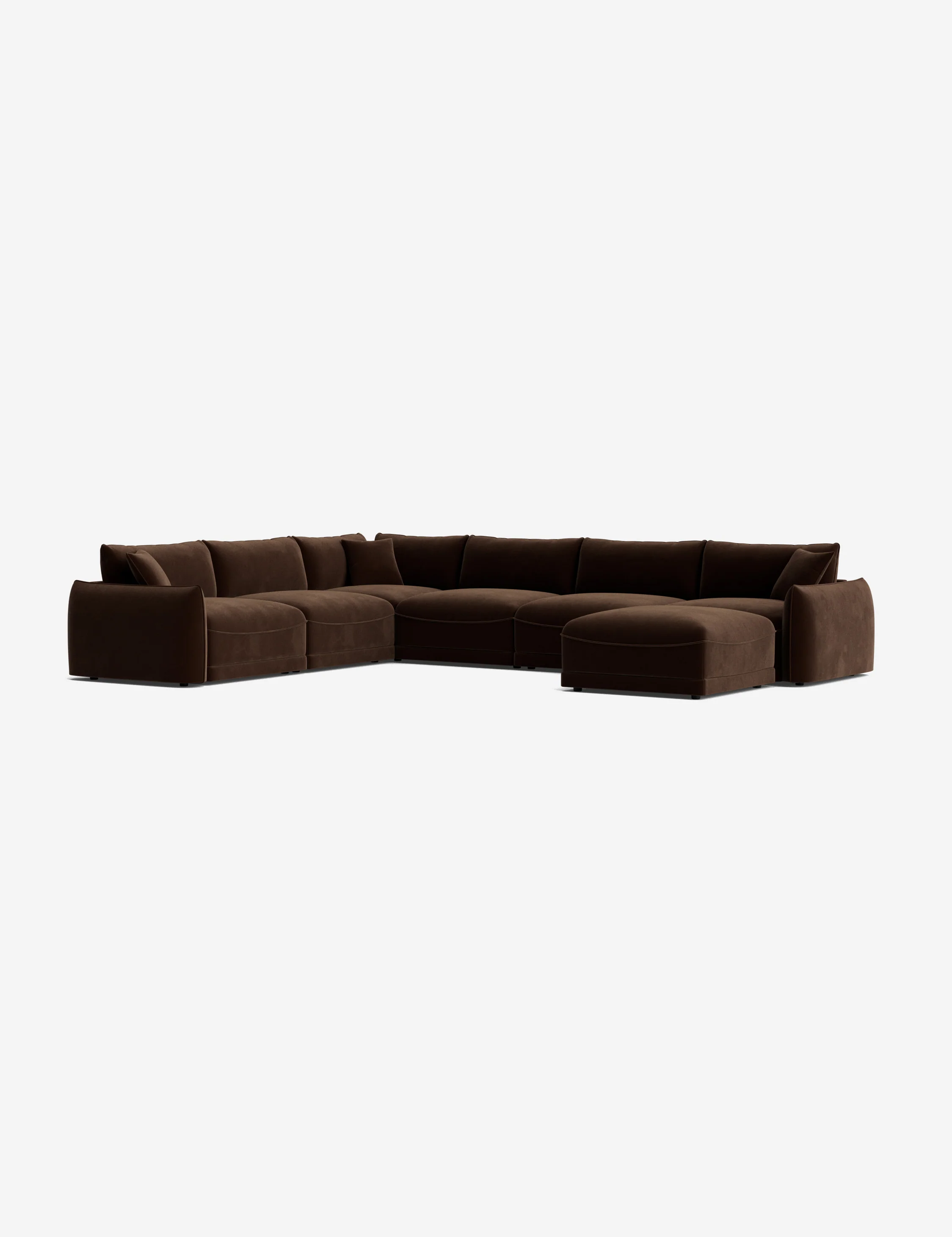 Modular Sofa with Ottoman