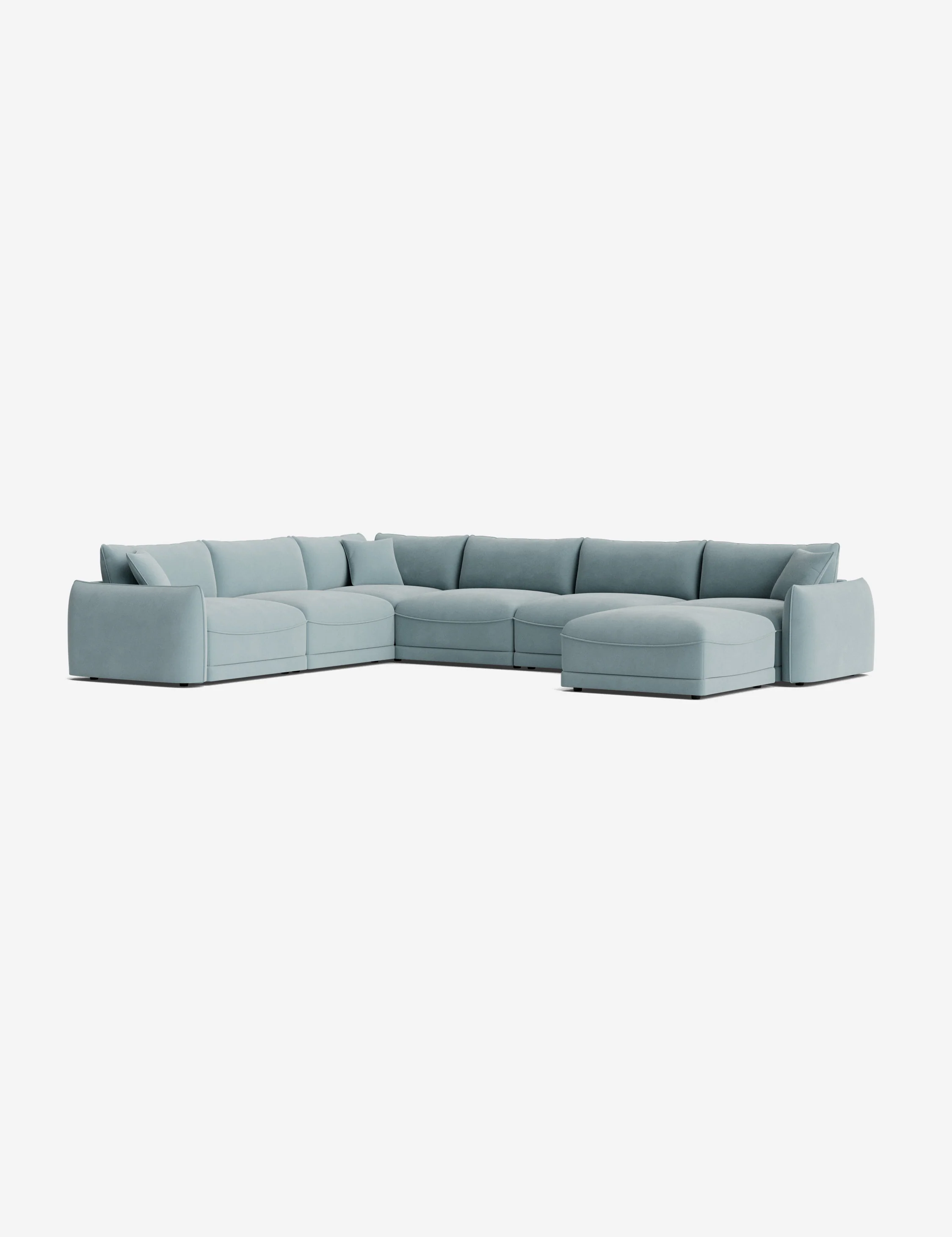 Modular Sofa with Ottoman