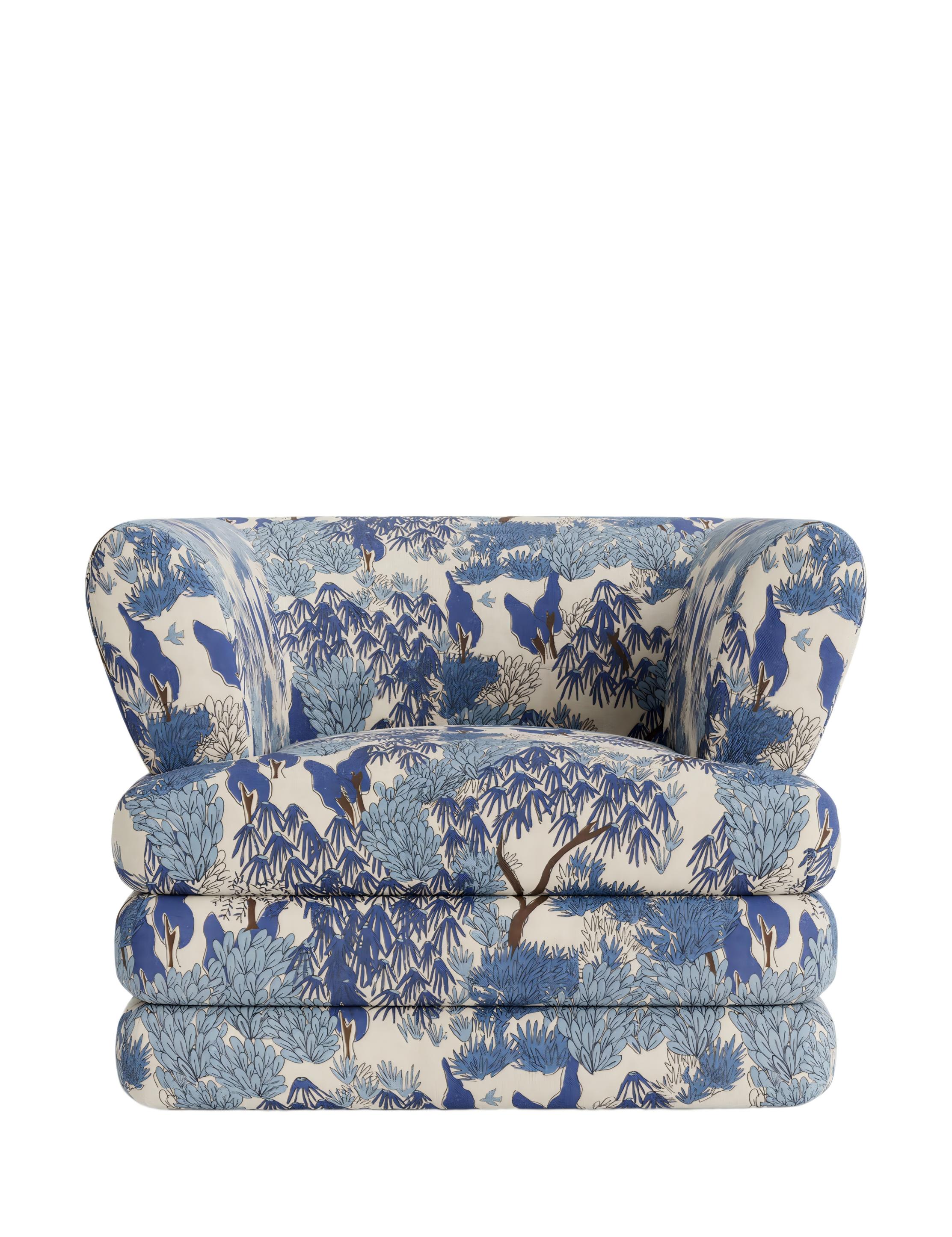 Patterned Accent Chair Patterned Accent Chair
