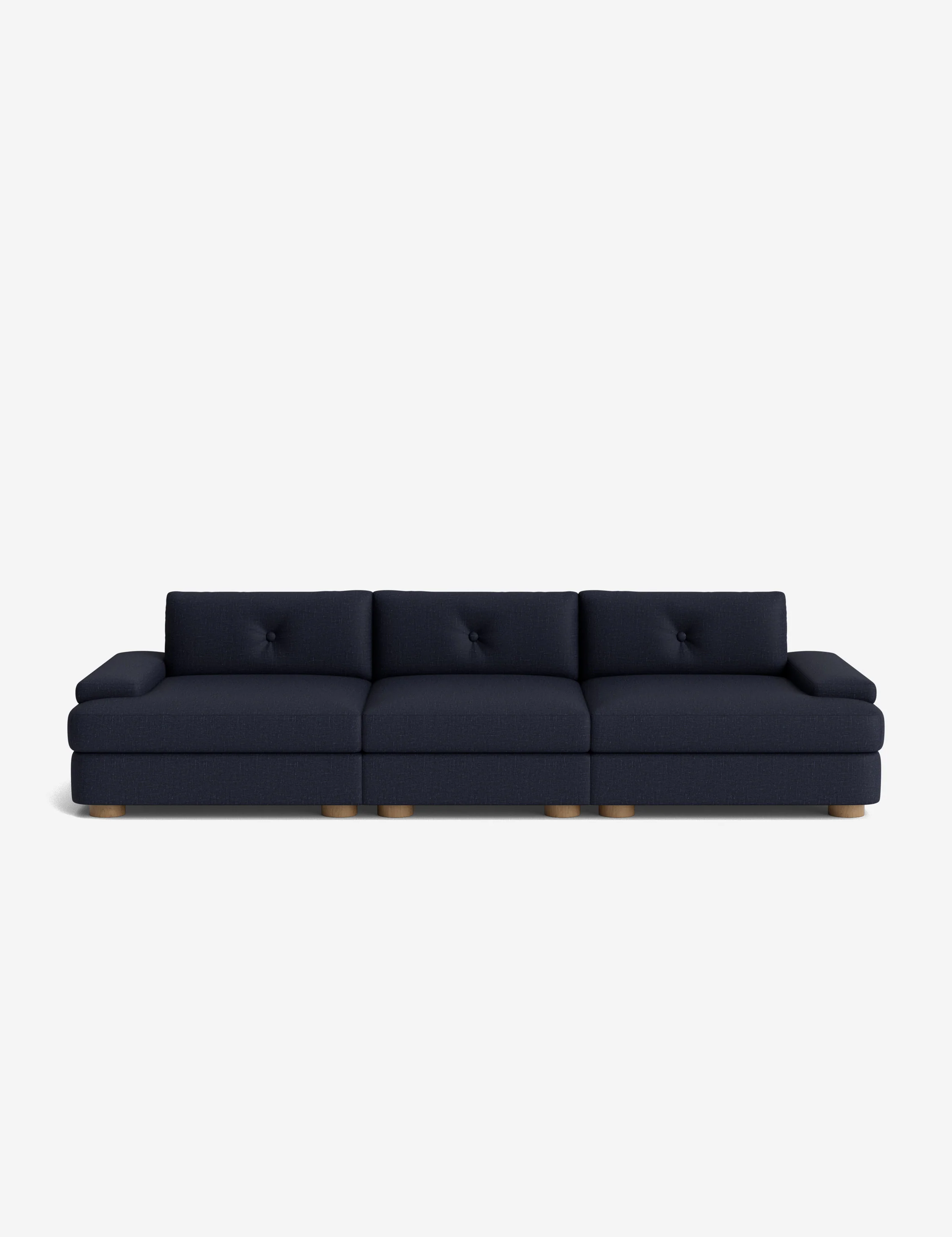 Blue Retro Modular Sofa